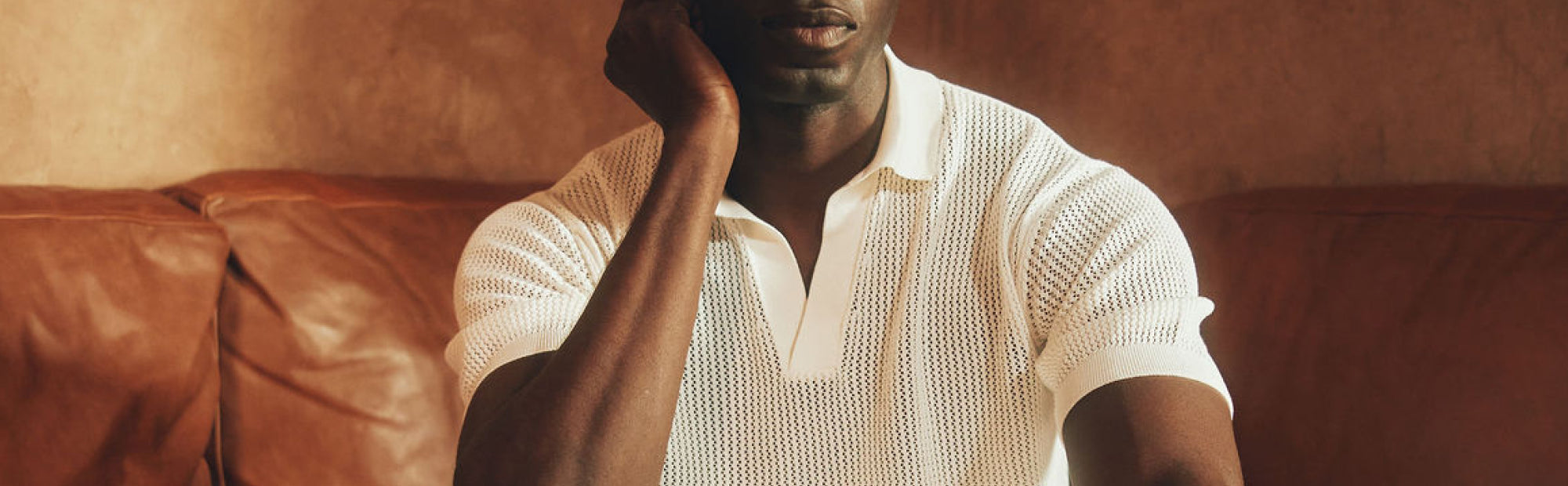 COTTON-SILK POLOS