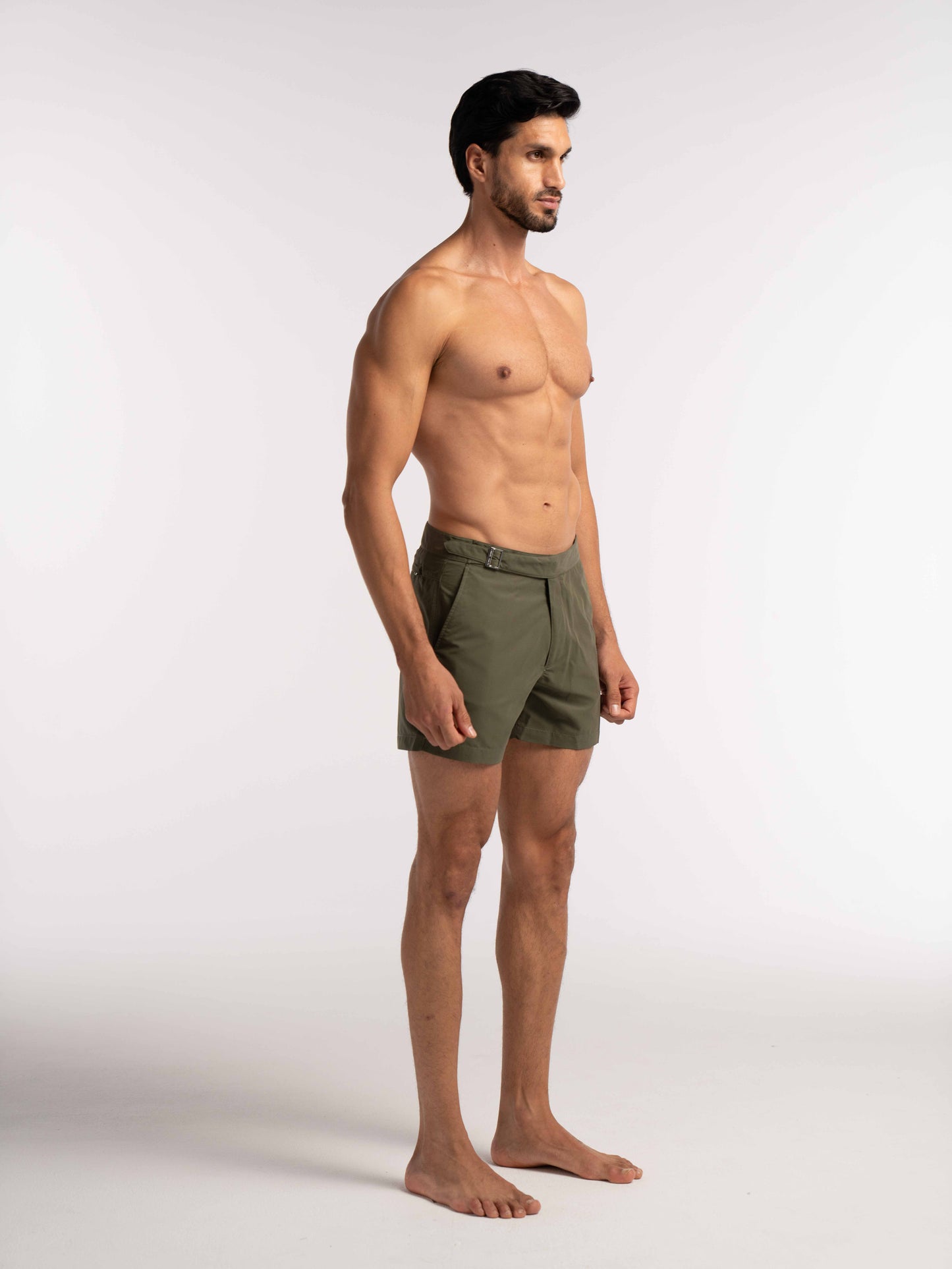 Smart Original Swim Shorts in Olive Khaki