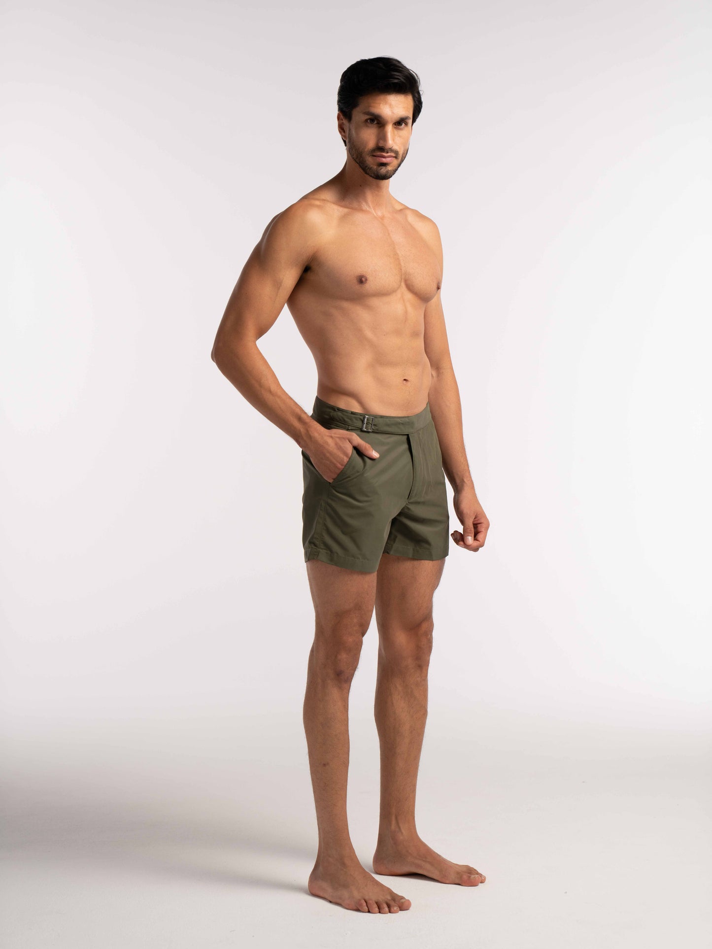 Smart Original Swim Shorts in Olive Khaki