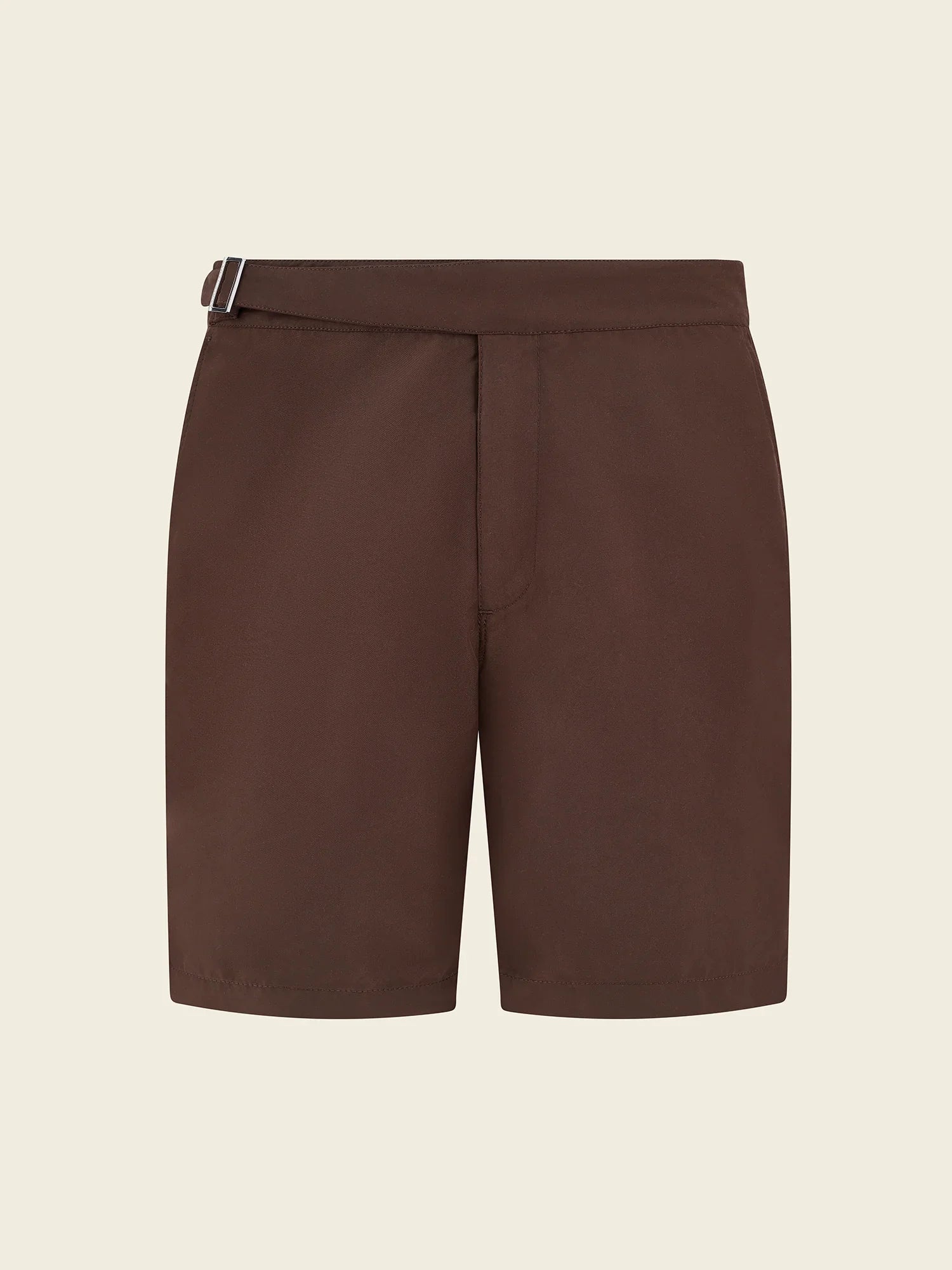 Smart Longline Length Swimshort in Brown