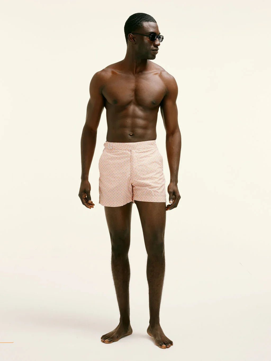 Girona Smart Original Swim Shorts in Burnt Ember - Lewis James