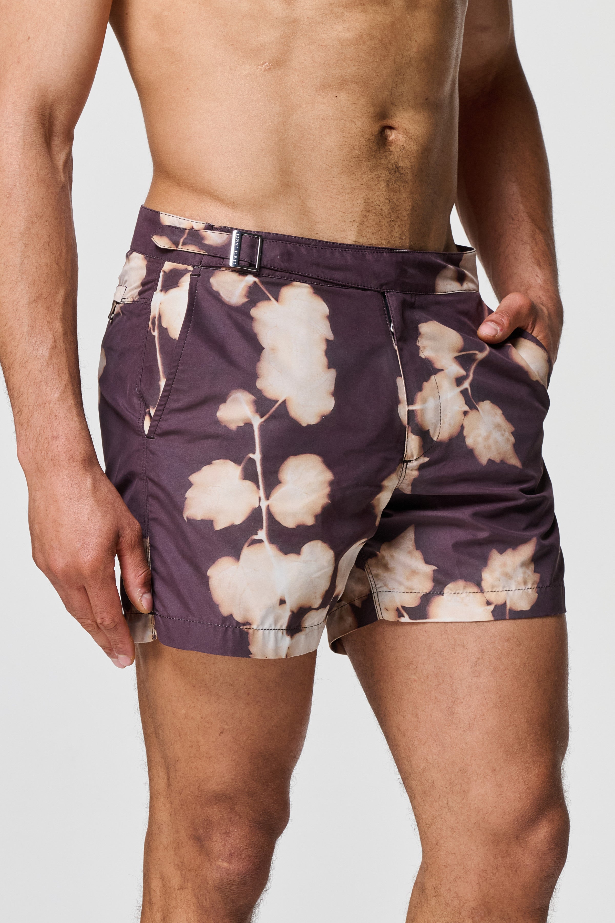 Diego Branch Print Swim Short