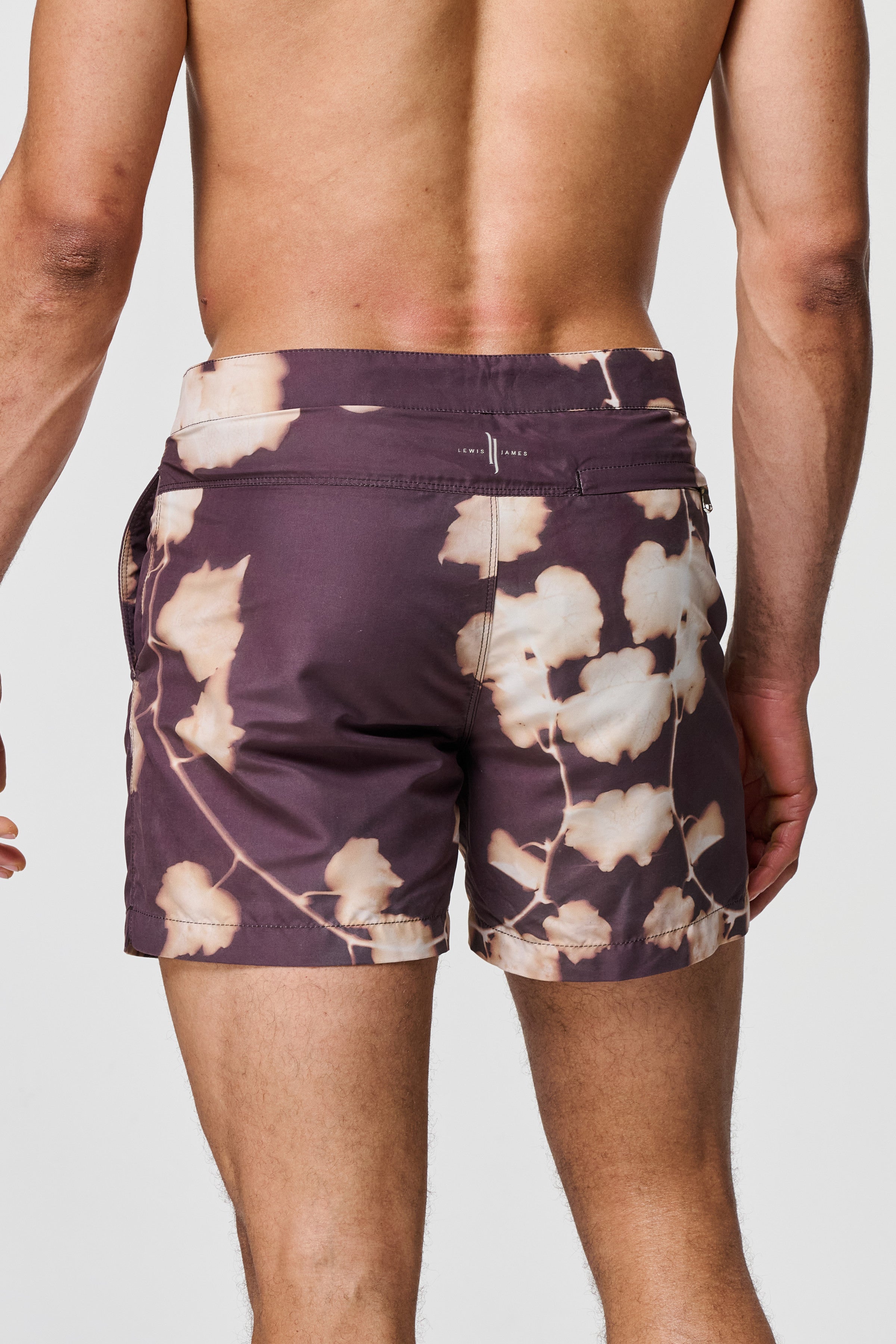 Diego Branch Print Swim Short