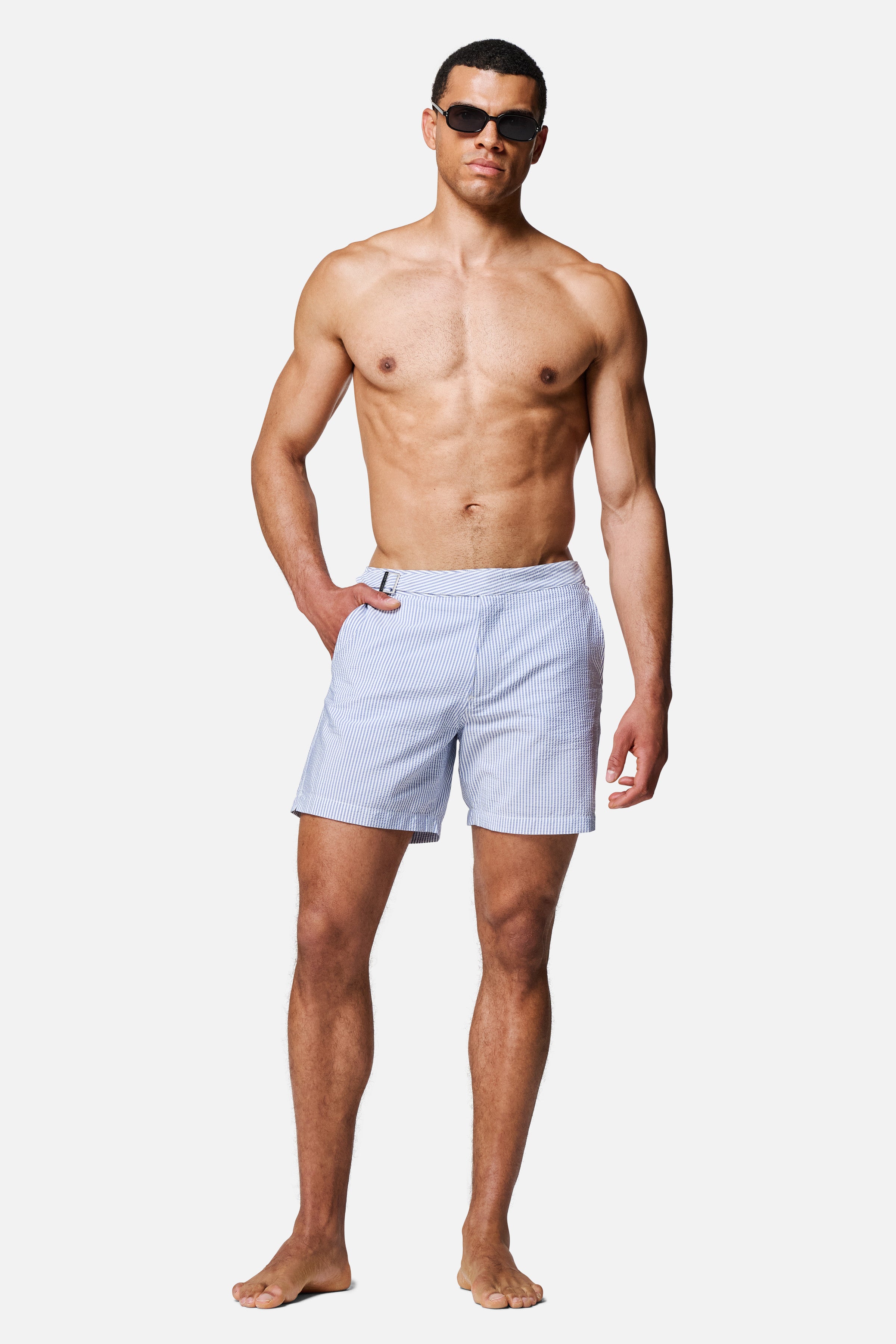 Felix Seersucker Swim Shorts