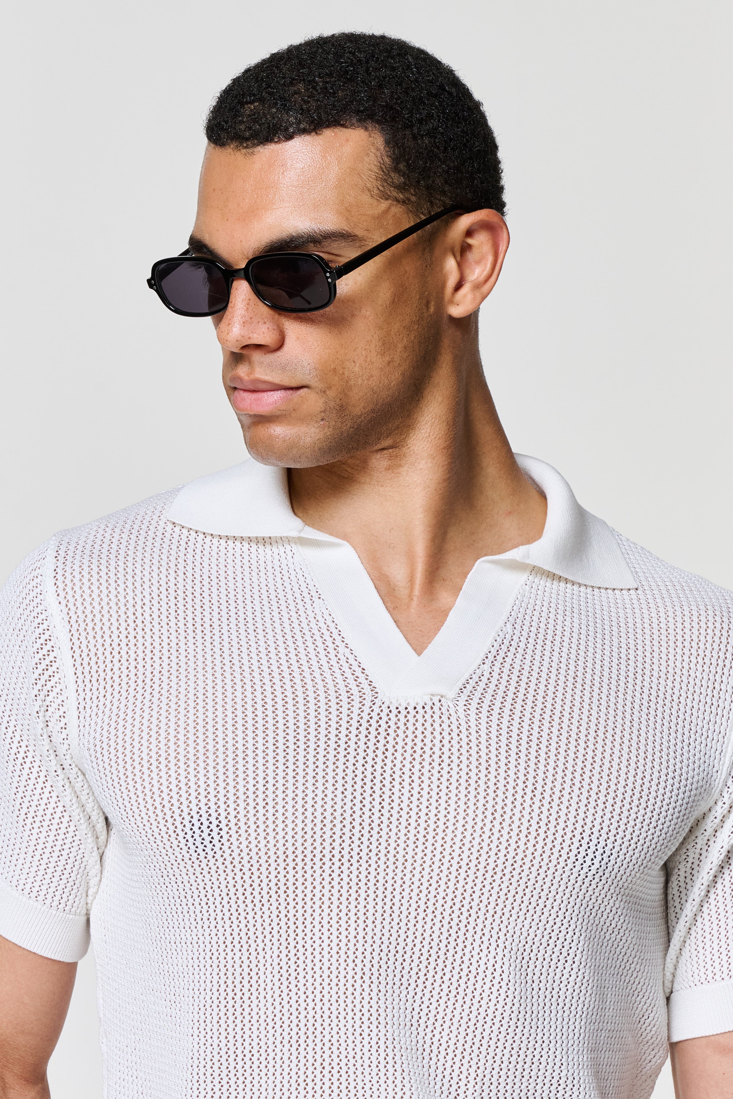 Lewis Crochet Polo