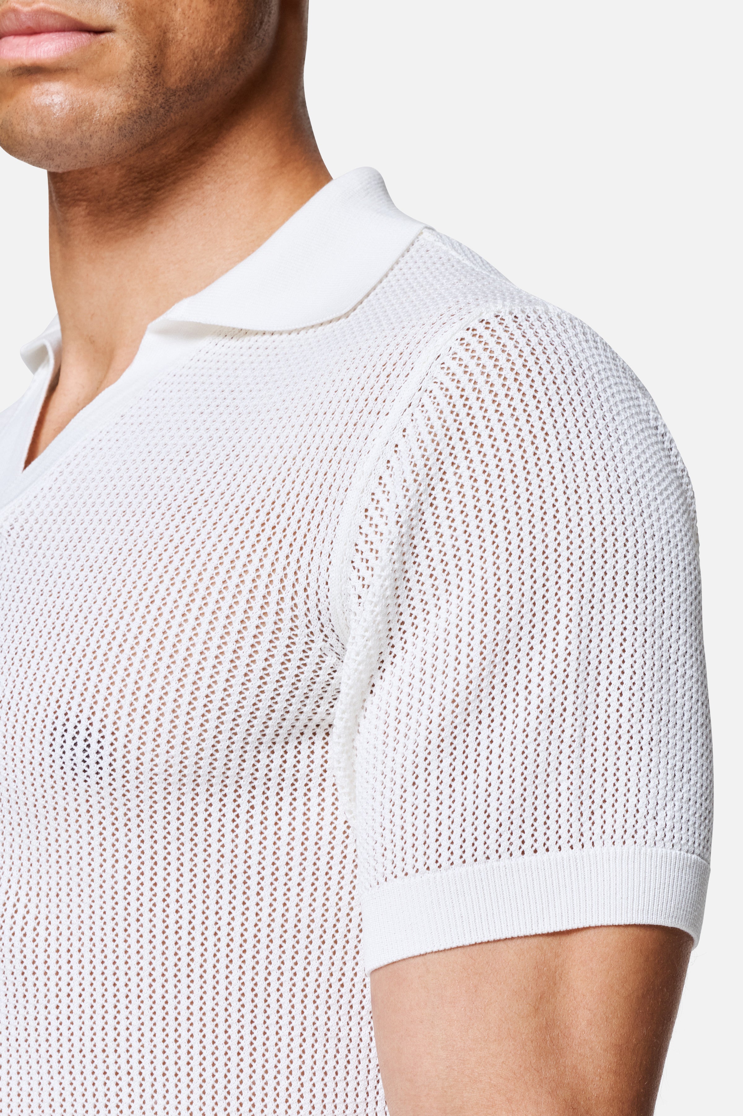 Lewis Crochet Polo