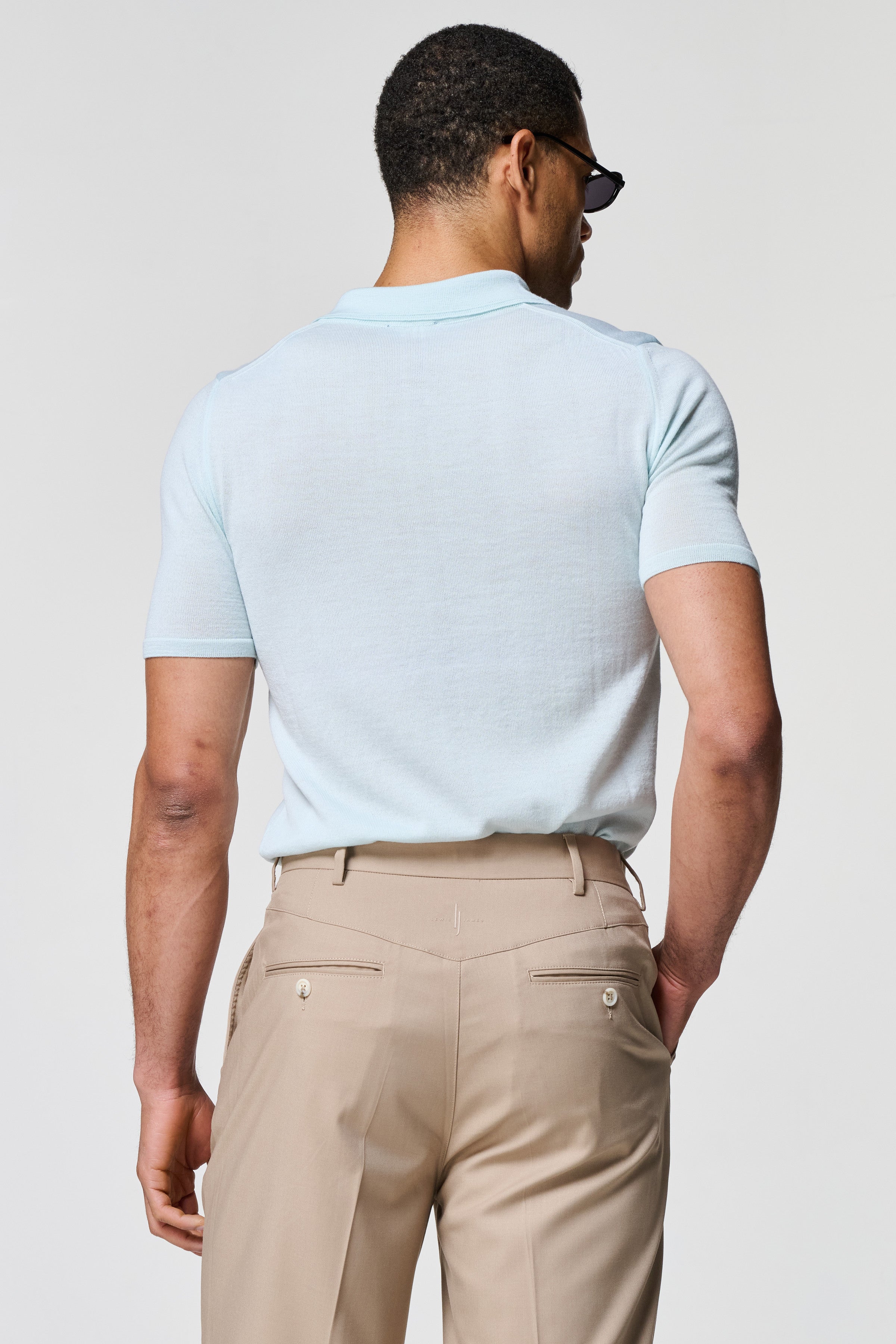 Luca Merino Wool Polo — Lewis James