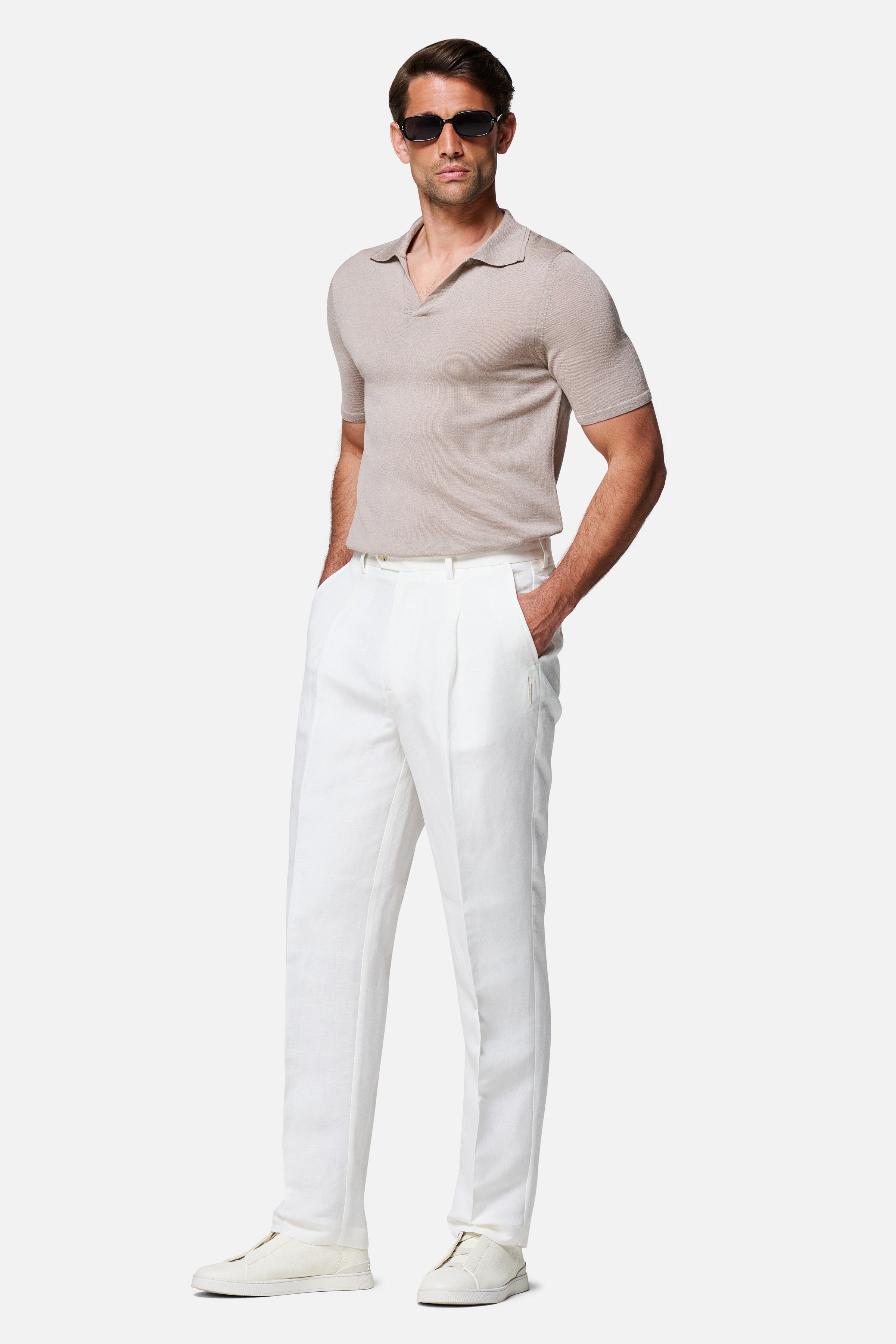 Luca Merino Wool Polo