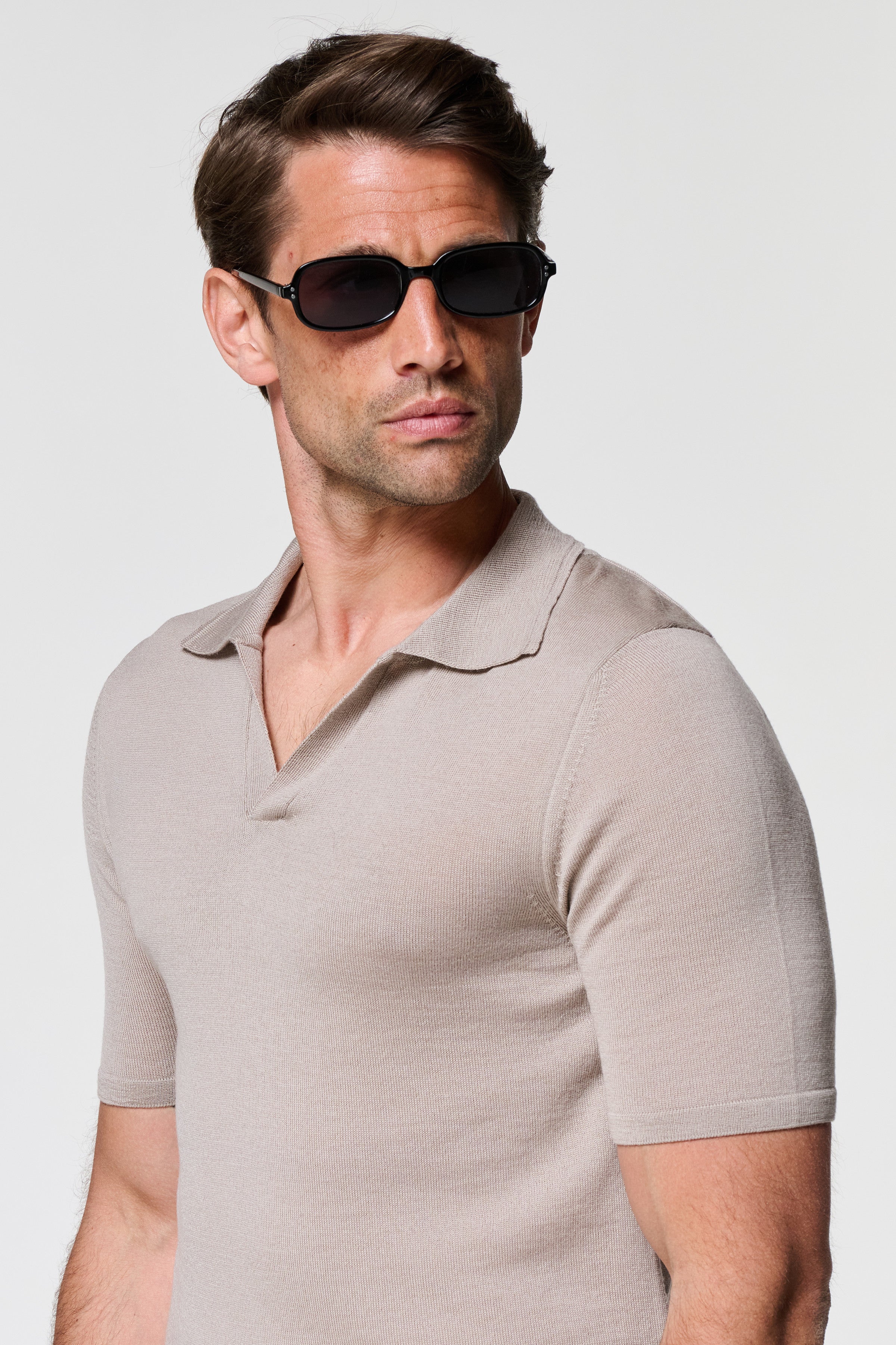 Luca Merino Wool Polo — Lewis James