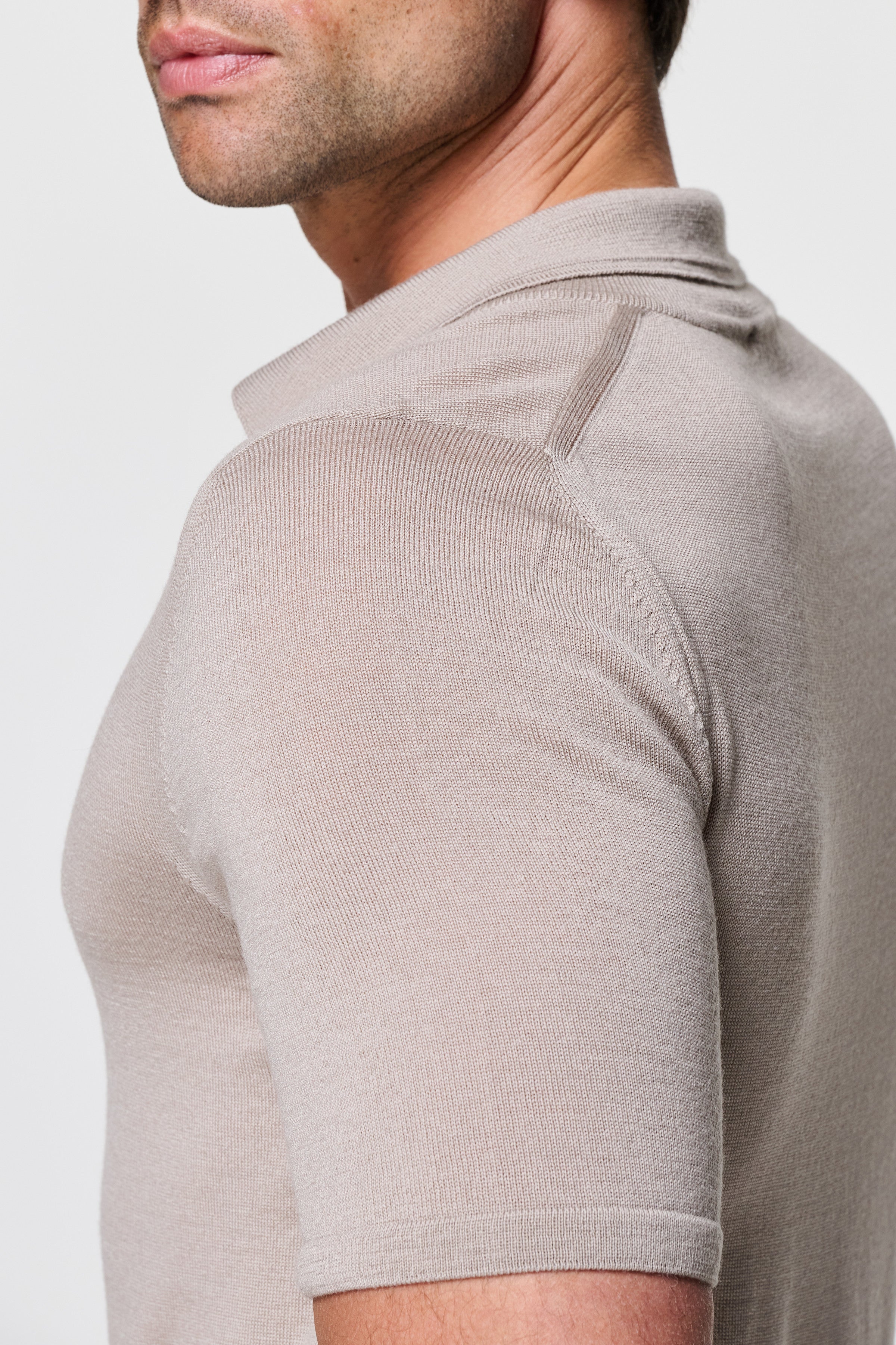 Luca Merino Wool Polo — Lewis James