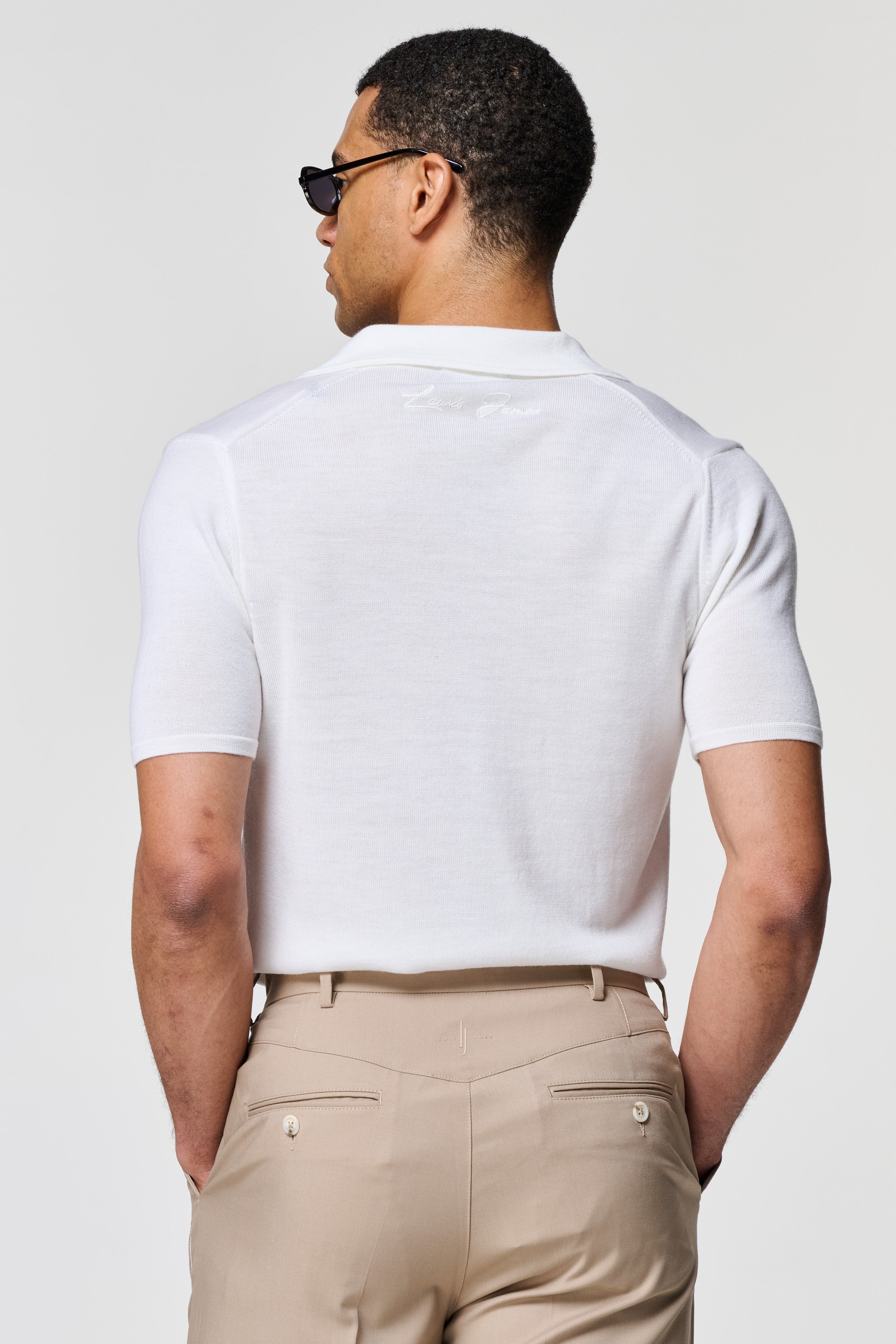 Luca Merino Wool Polo — Lewis James