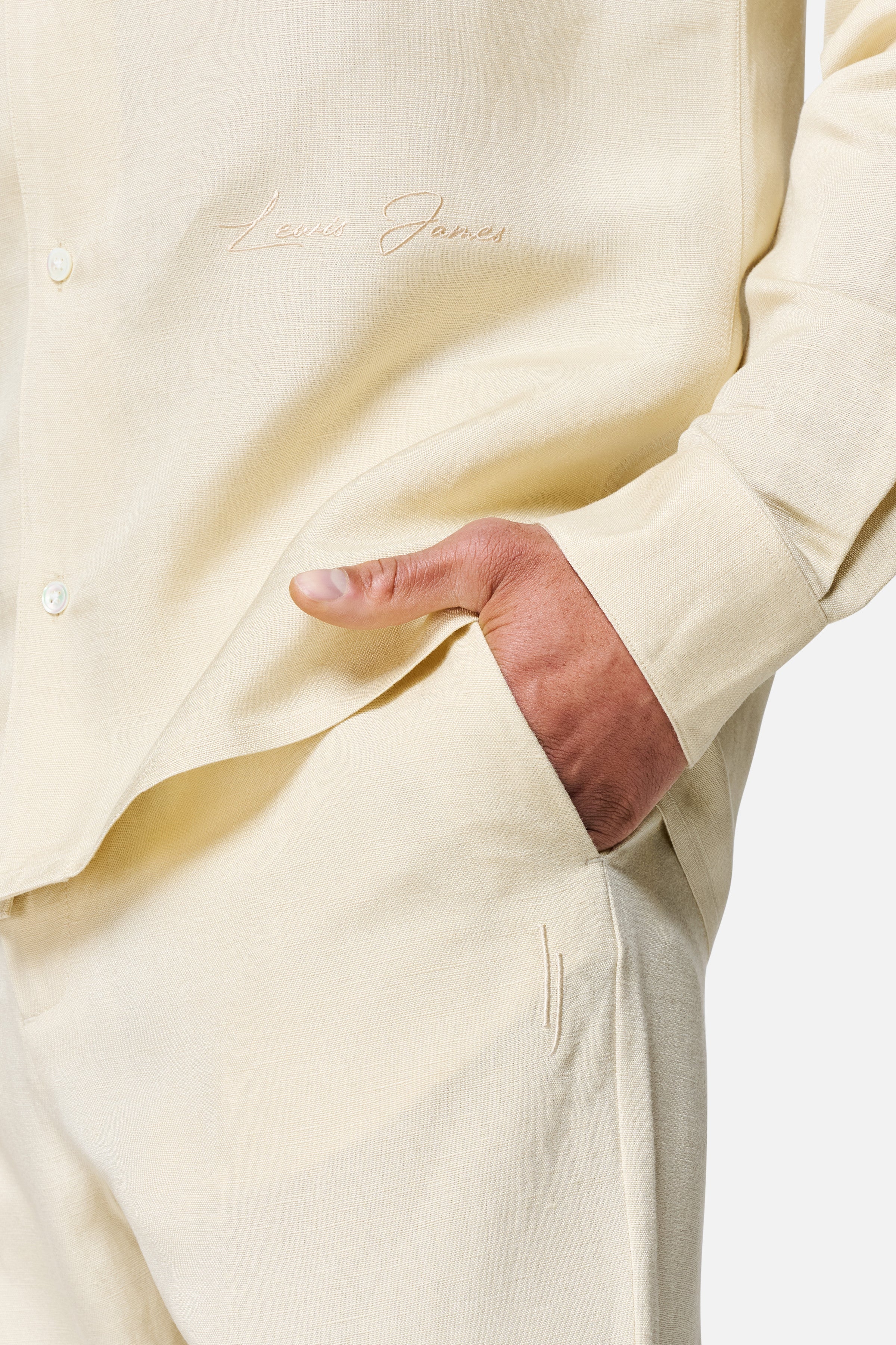 Nico Long-Sleeve Linen-Viscose Shirt