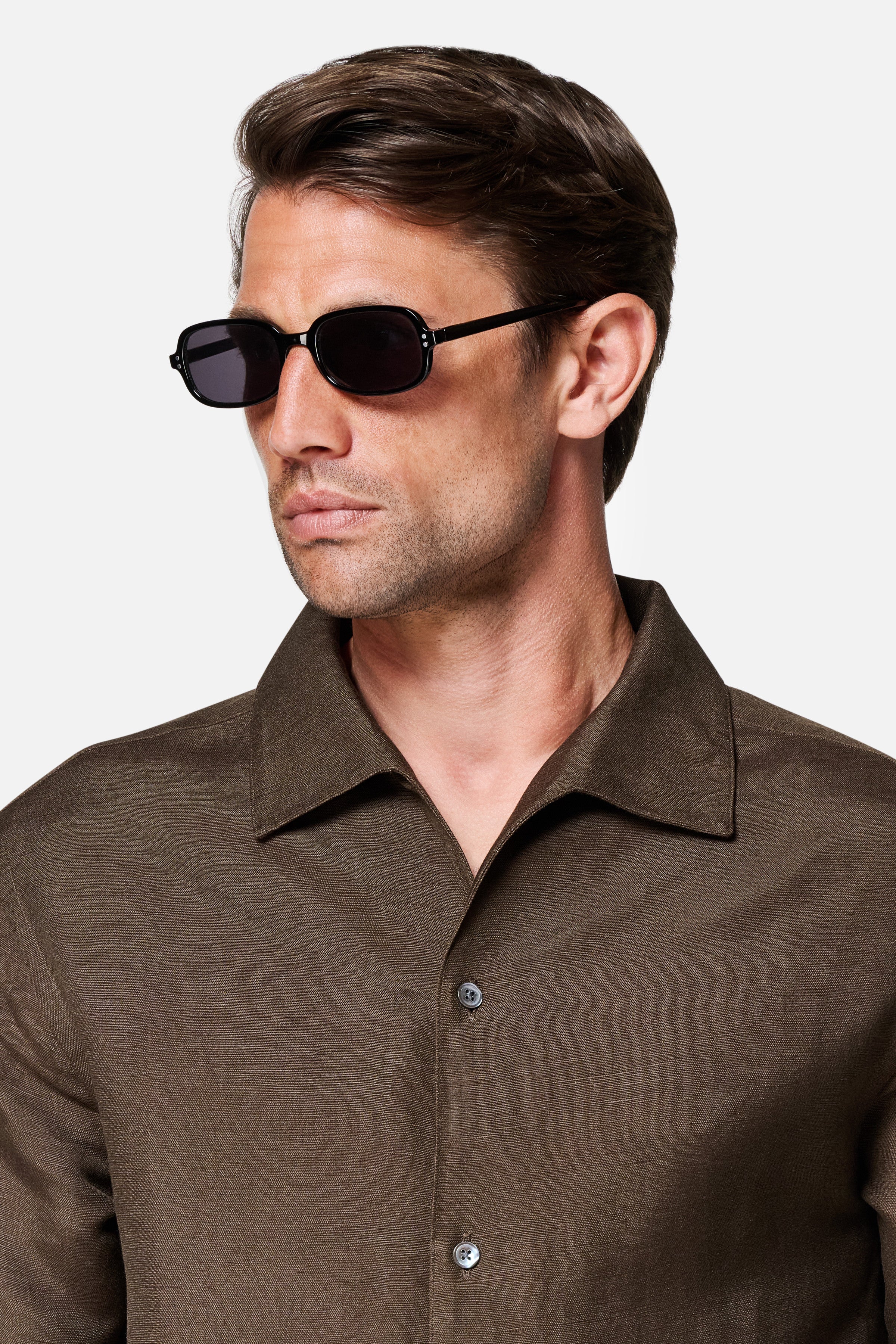 Nico Long-Sleeve Linen-Viscose Shirt