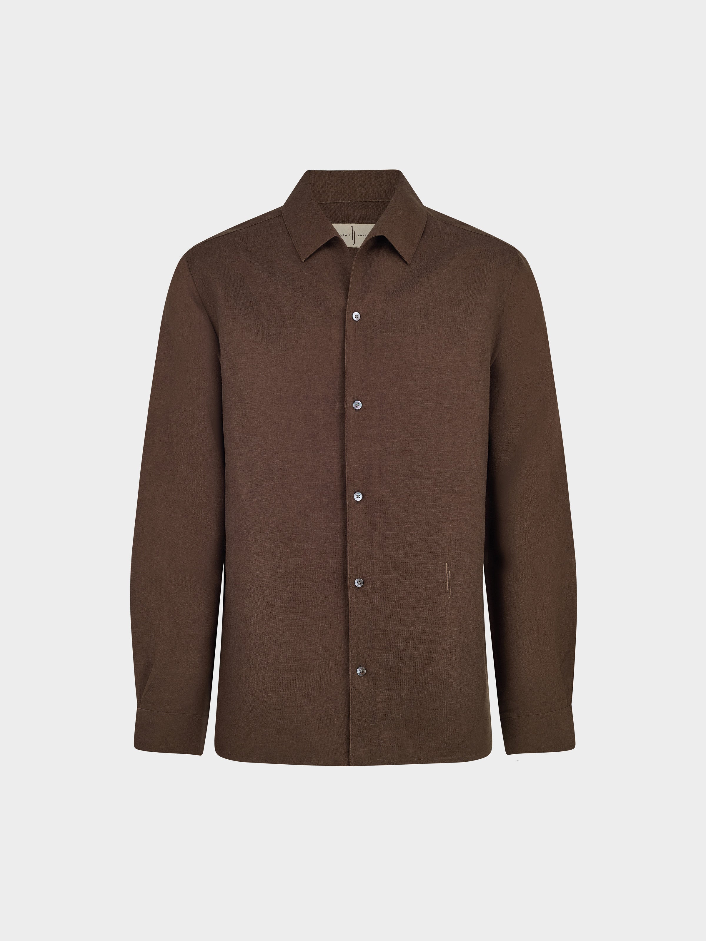 Nico Long-Sleeve Linen-Viscose Shirt