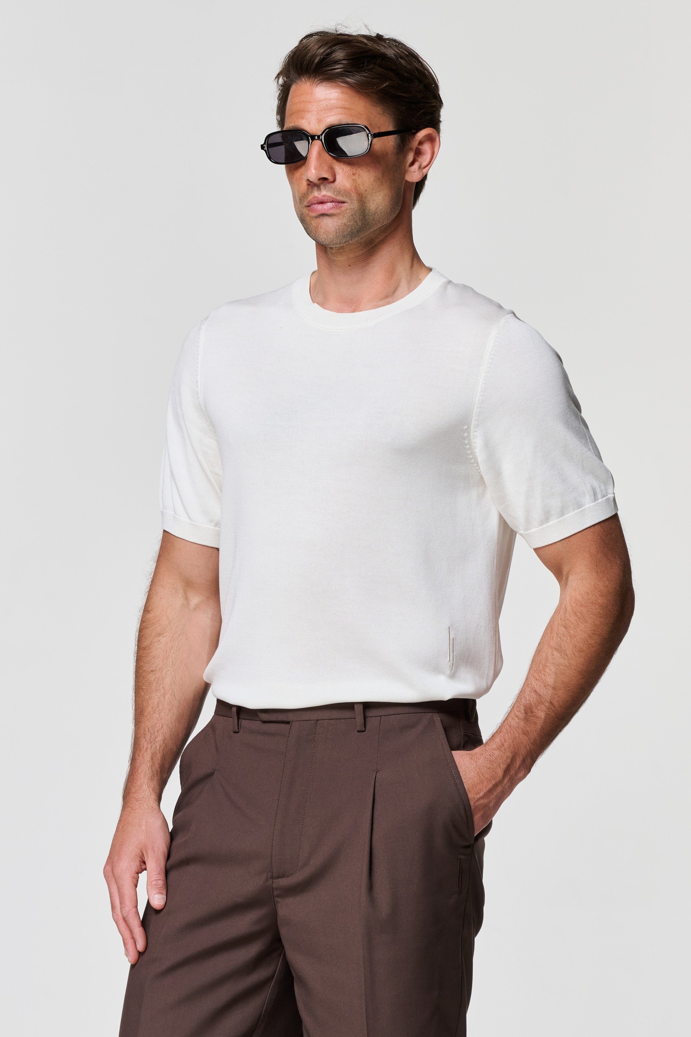 Rowan Knitted T-Shirt — Lewis James