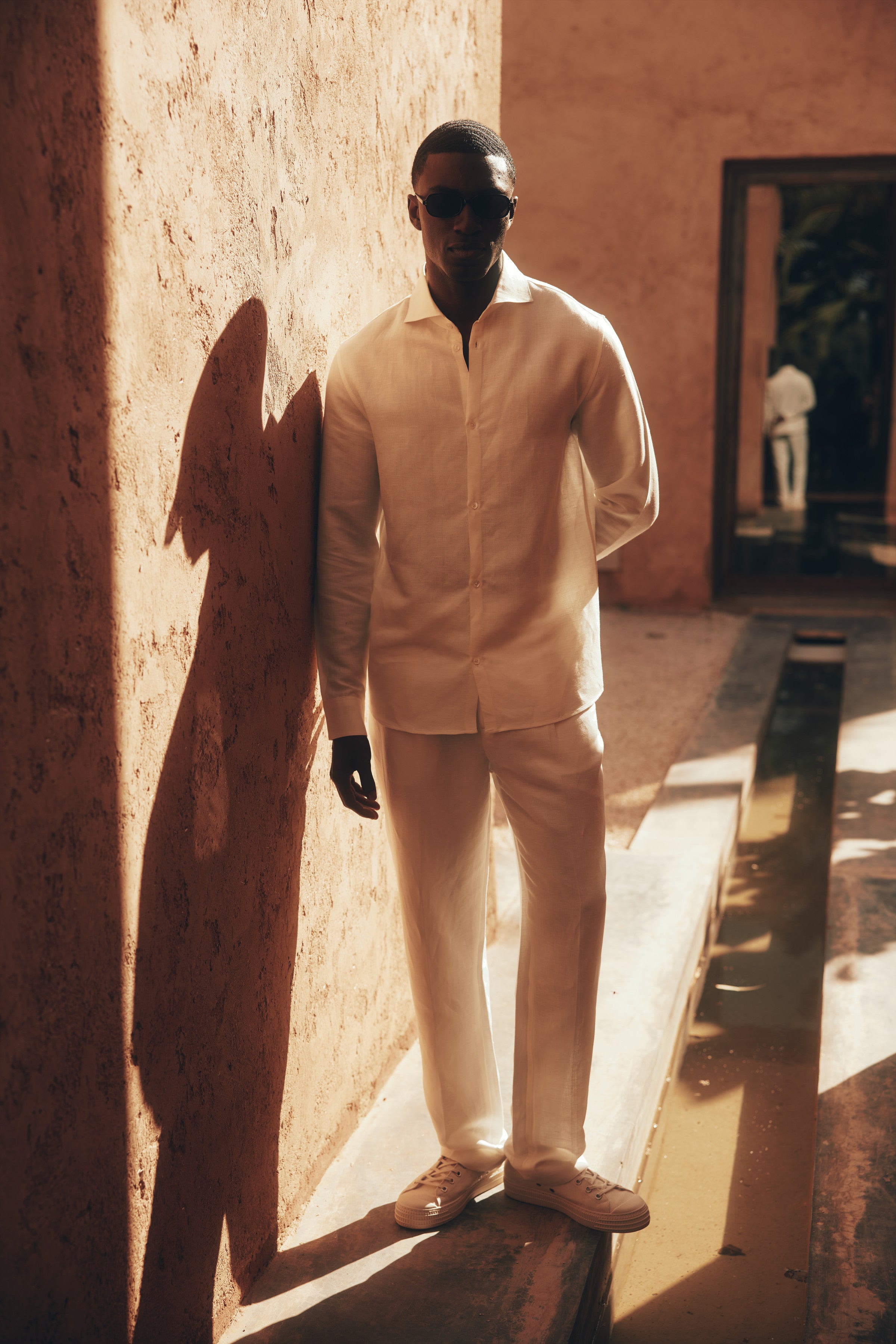 Nico Long-Sleeve Linen-Viscose Shirt