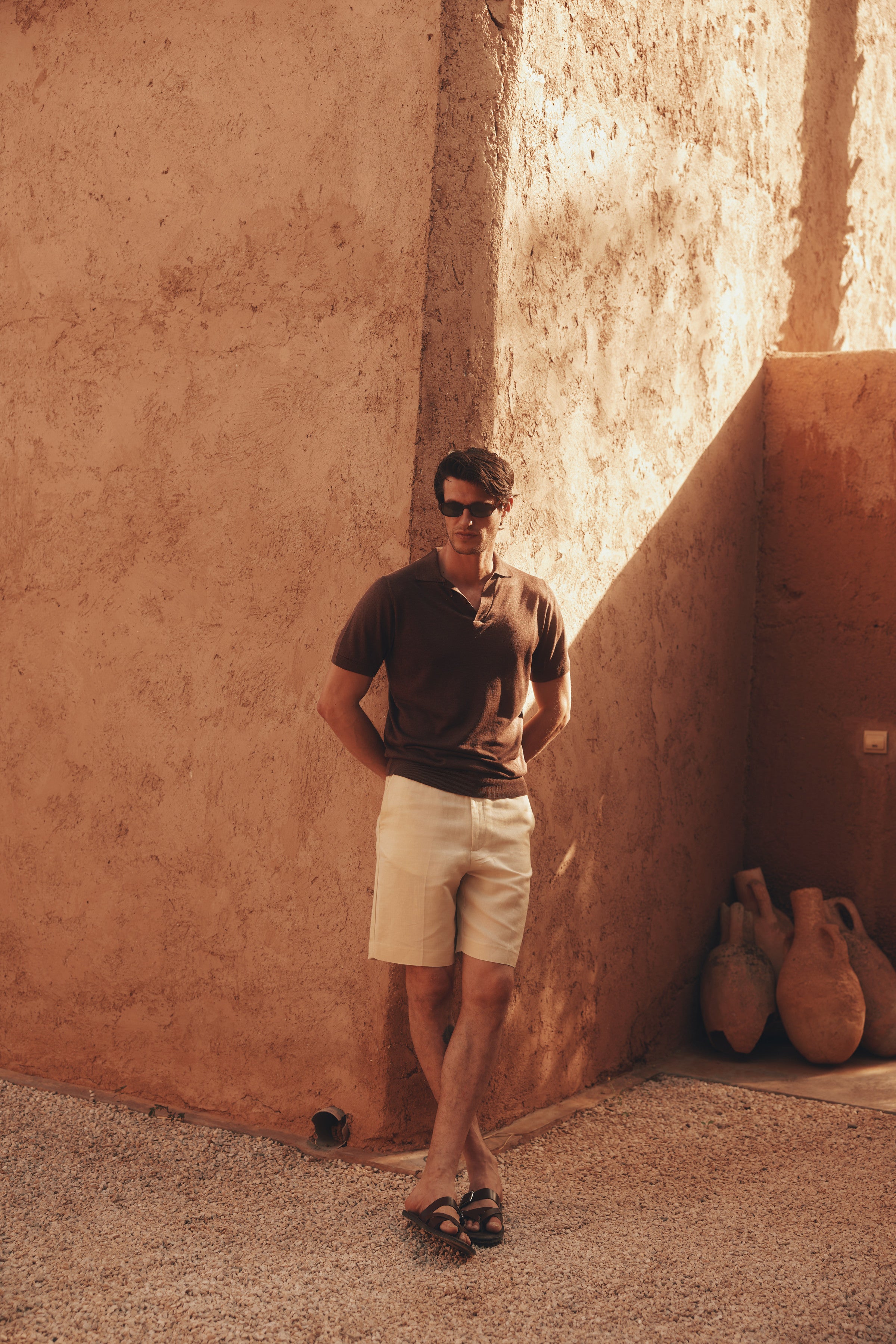 Leo Open Collar Polo