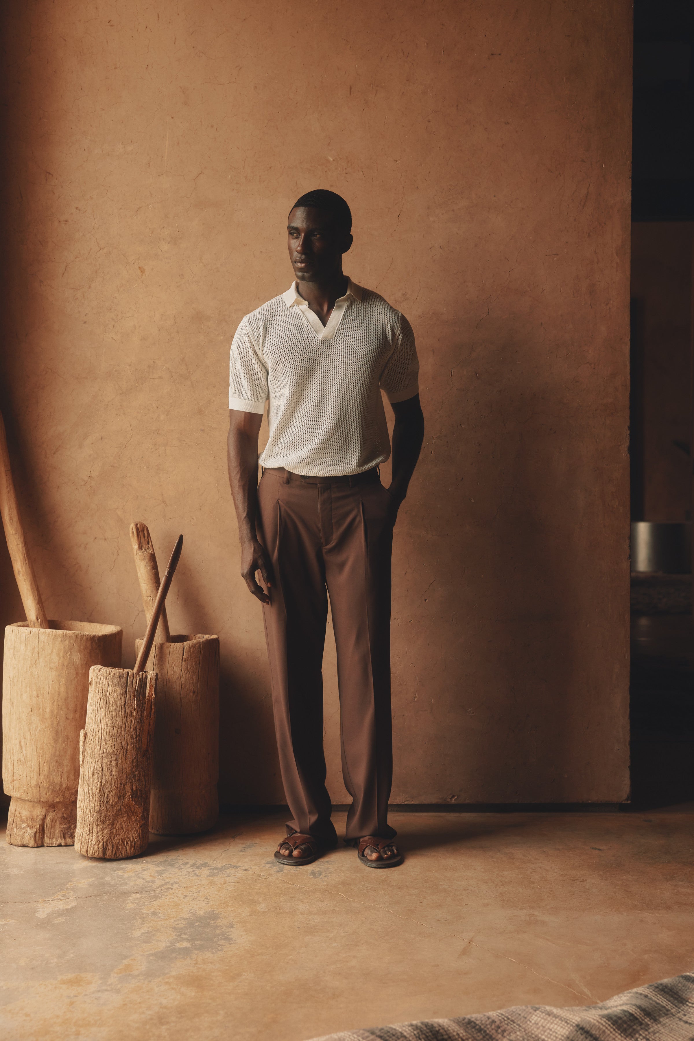 Lewis Crochet Polo