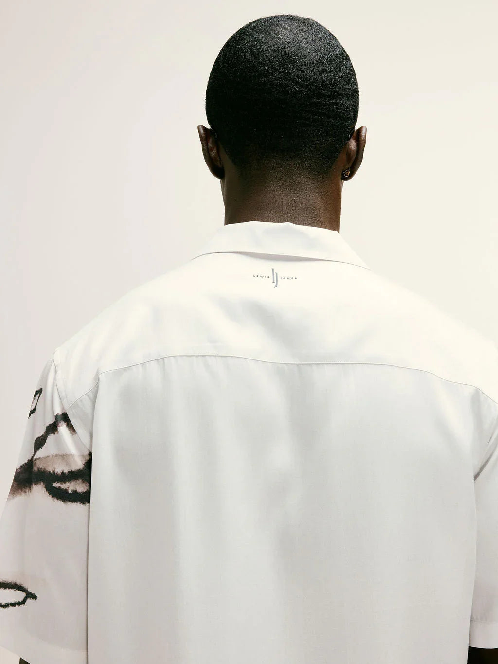 Poppy Floral Printed Tencel Shirt in Brown - Lewis James