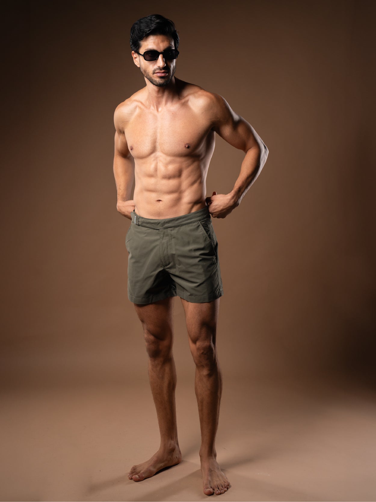 Smart Original Swim Shorts in Olive Khaki