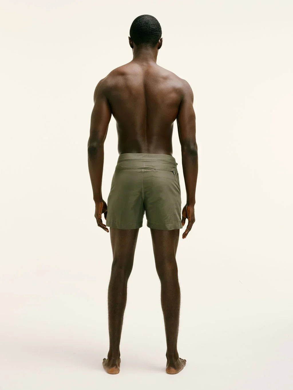 Smart Original Swim Shorts in Olive Khaki - Lewis James