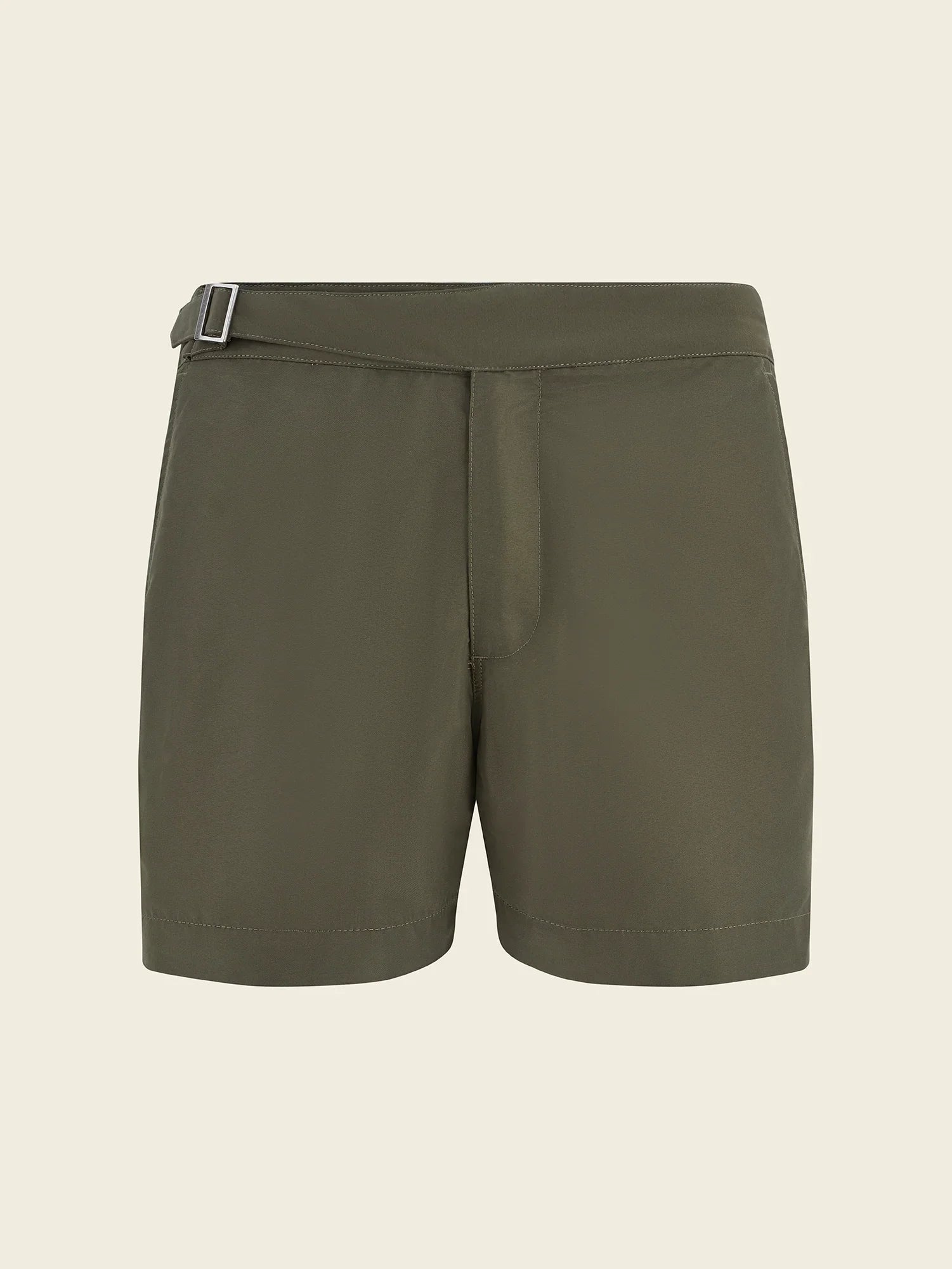 Smart Original Swim Shorts in Olive Khaki - Lewis James