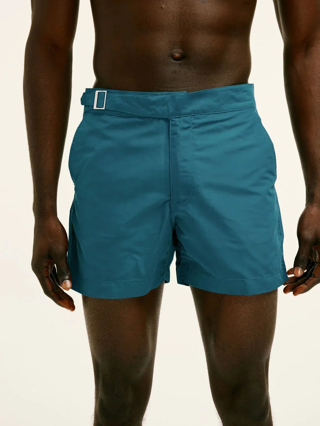 Smart Original Swim Shorts in Steel Blue - Lewis James