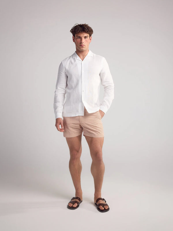 Brown Caminos de Ronda Swim Shorts