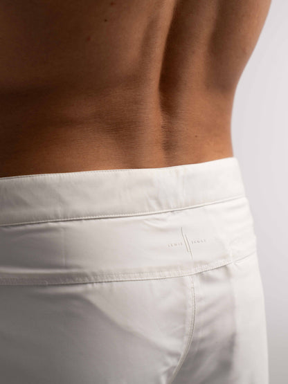 Smart Original Swim Shorts in Pure White  - Lewis James 
