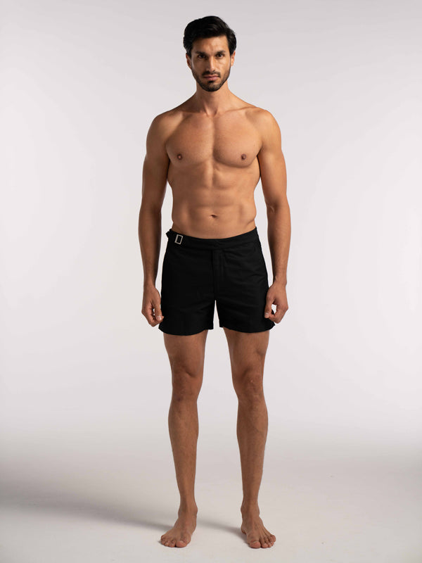 Smart Original Swim Shorts in Onyx Black - Lewis James 