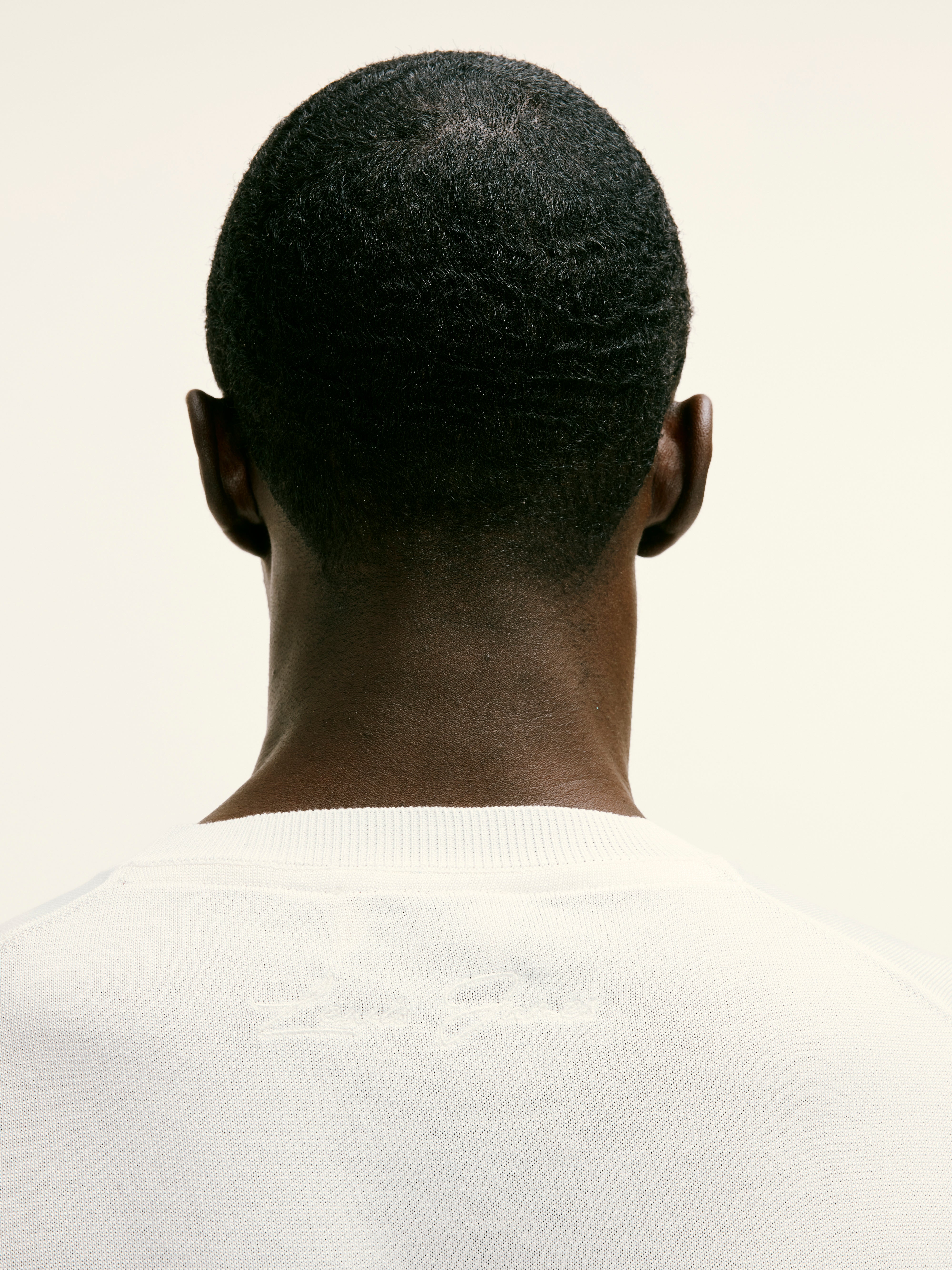 White Premium Knitted Cotton T'Shirt
