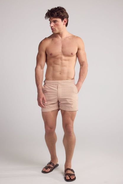 Brown Caminos de Ronda Swim Shorts - Lewis James