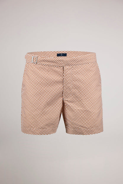Brown Caminos de Ronda Swim Shorts - Lewis James