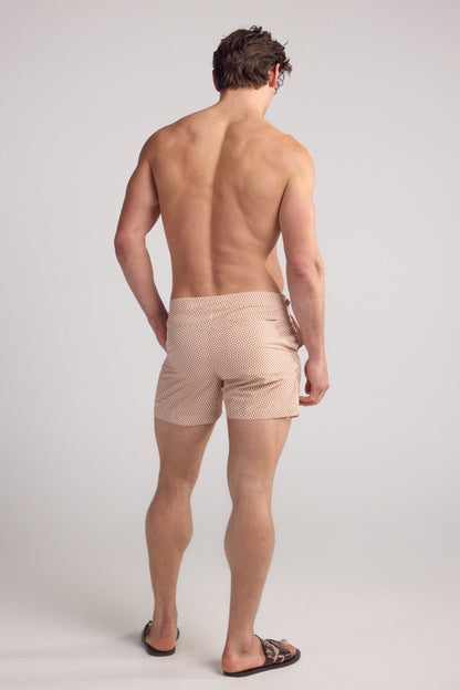 Brown Caminos de Ronda Swim Shorts - Lewis James