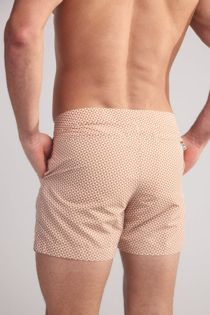 Brown Caminos de Ronda Swim Shorts - Lewis James