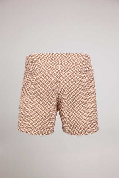 Brown Caminos de Ronda Swim Shorts - Lewis James
