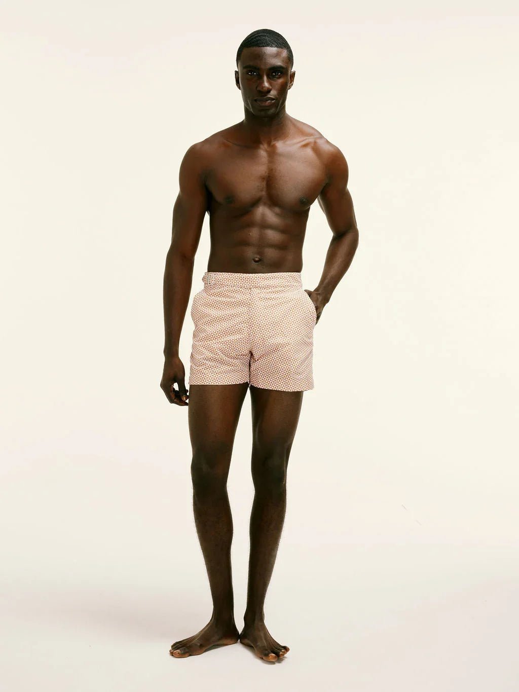 Caminos de Ronda Smart Original Swim Shorts in Brown - Lewis James