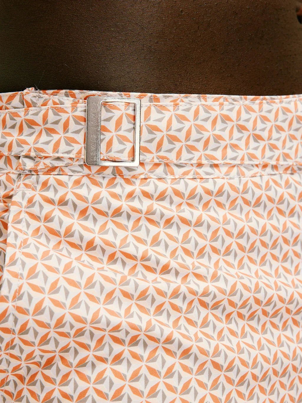 Girona Smart Original Swim Shorts in Burnt Ember - Lewis James