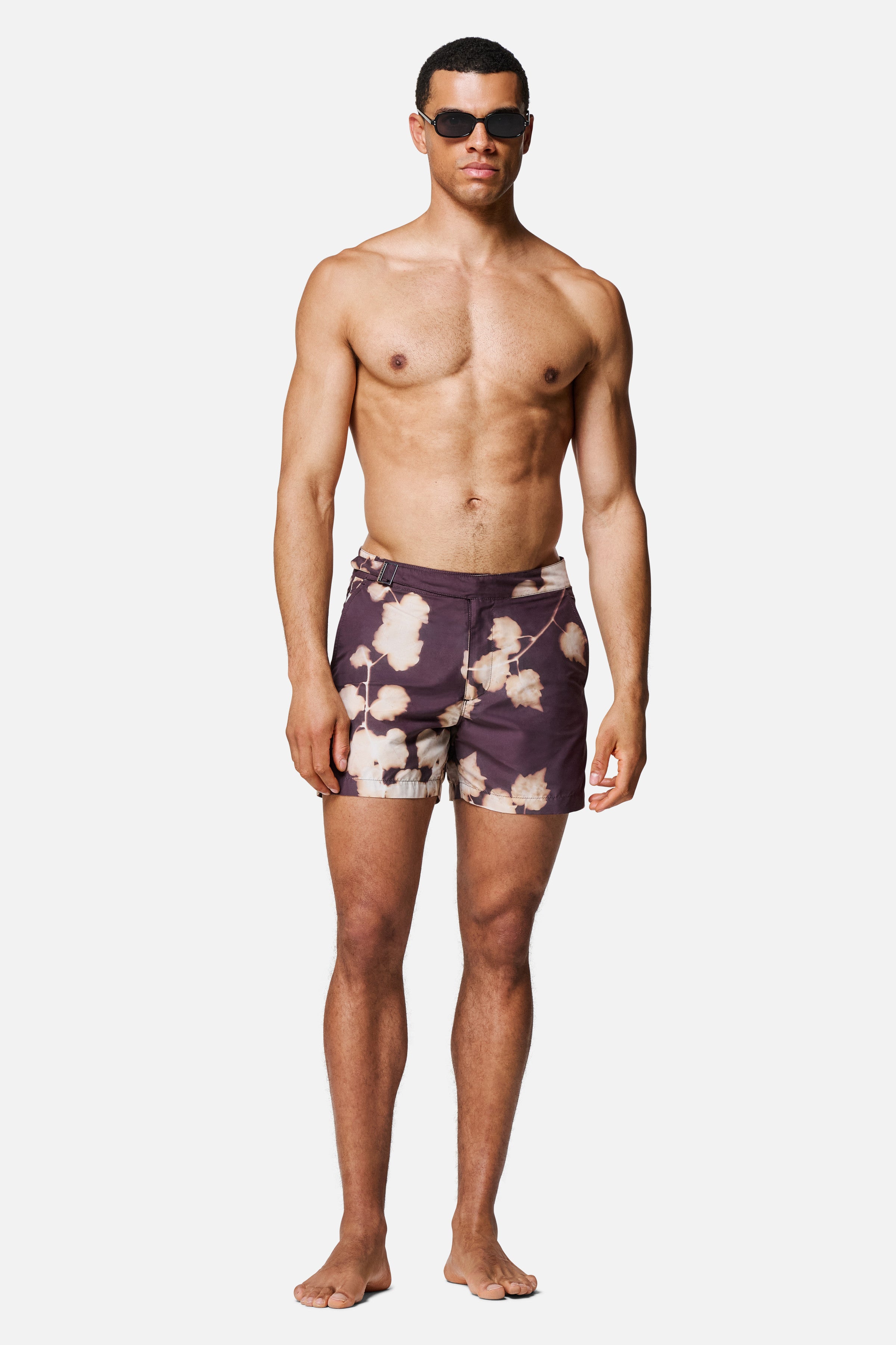 Diego Branch Print Swim Short