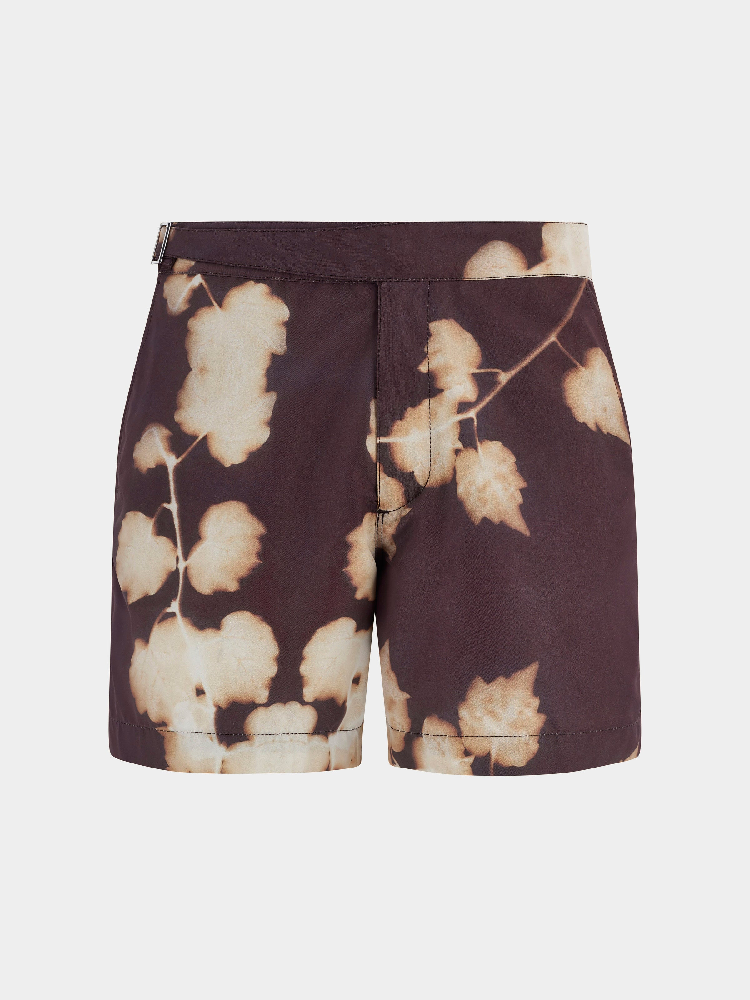 Diego Branch Print Swim Short