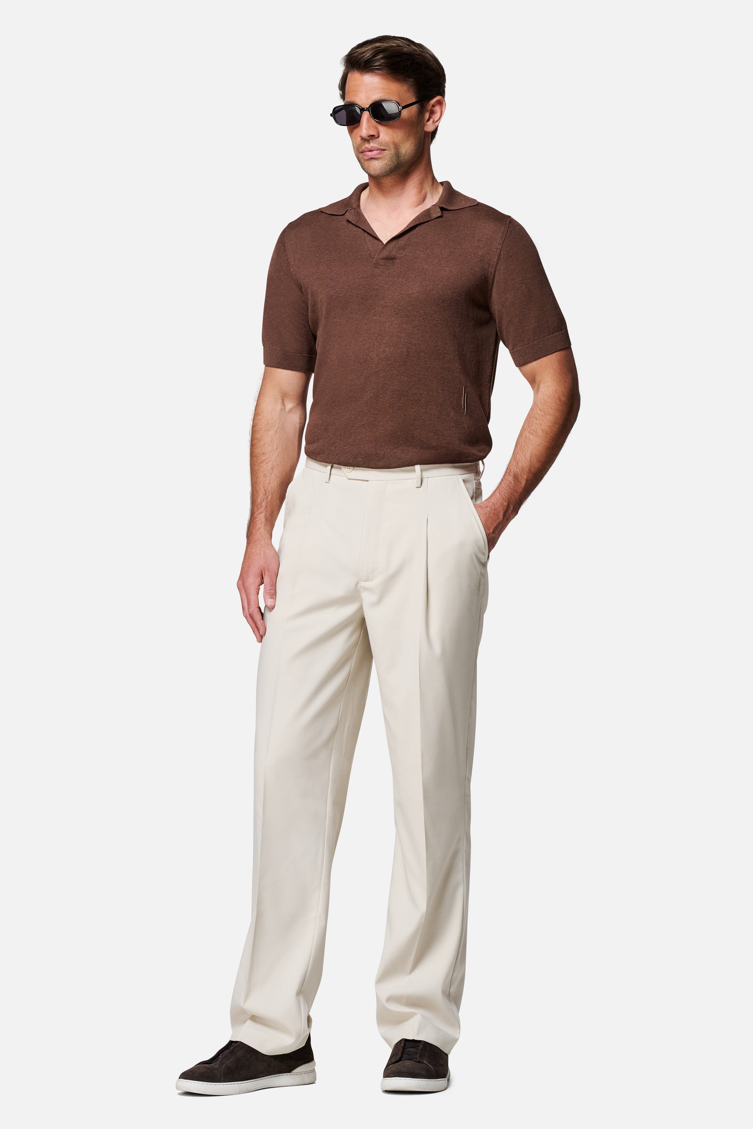 Leo Open Collar  Polo