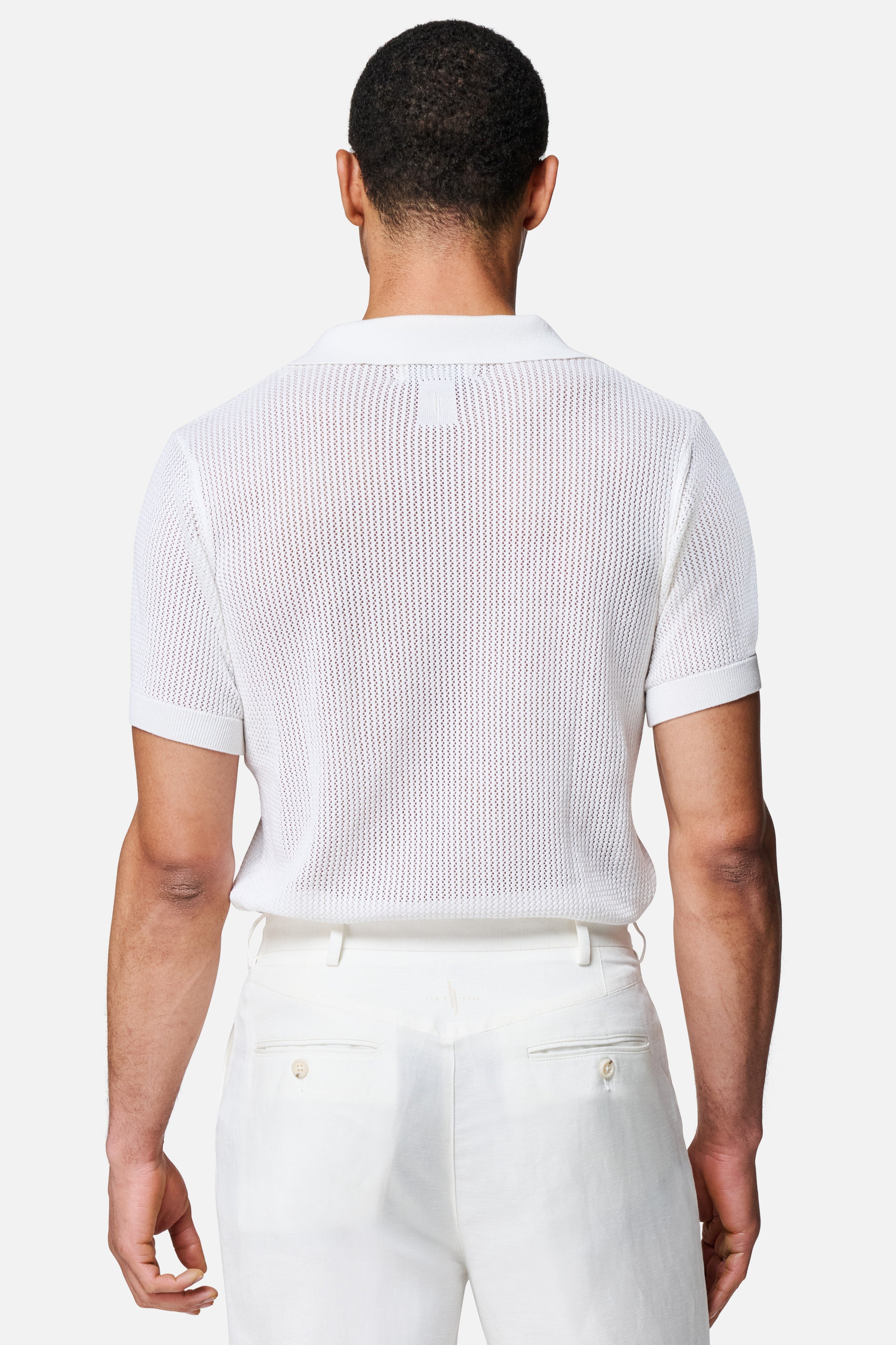 Lewis Crochet Polo