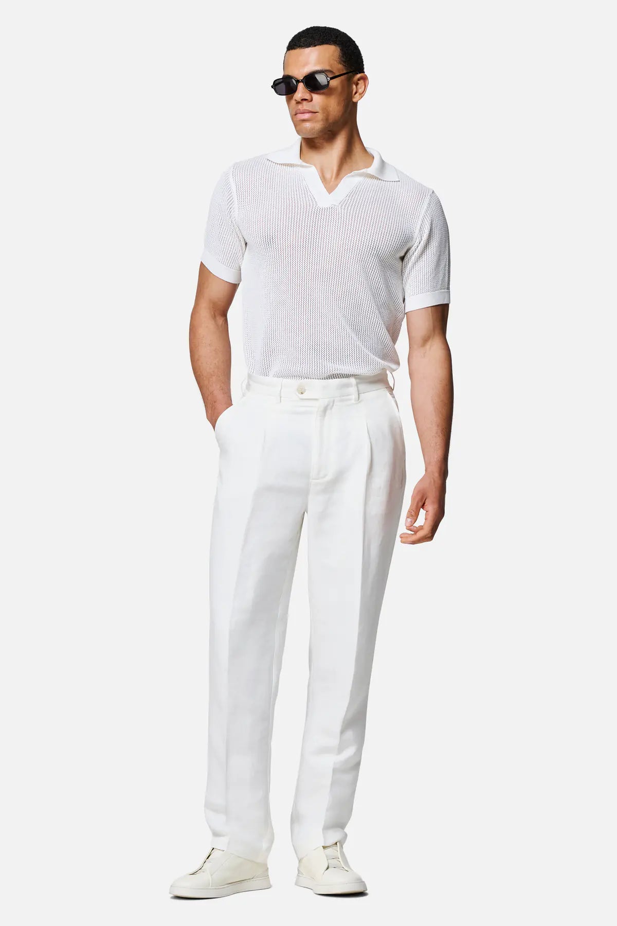 Lewis Crochet Polo