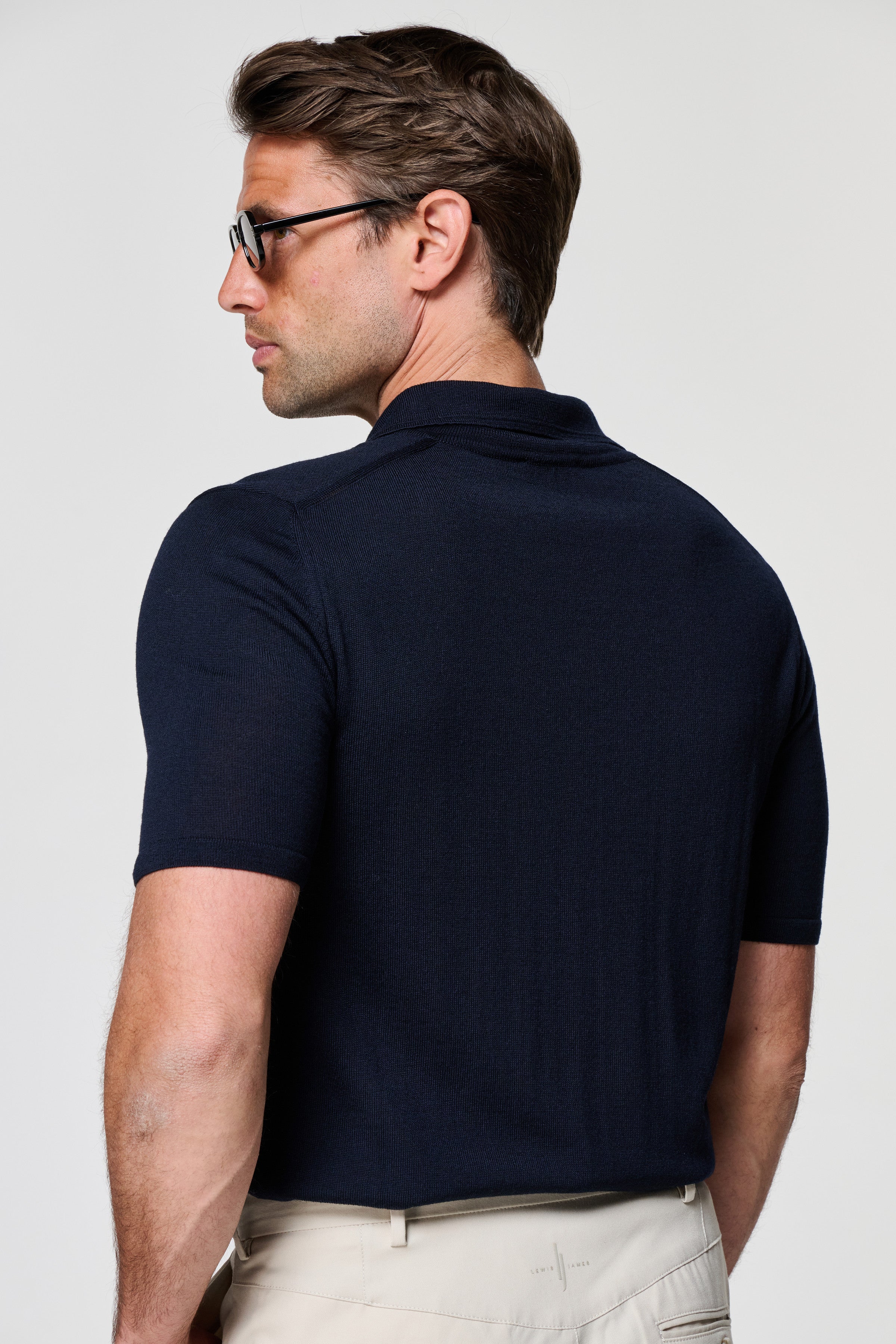 Luca Merino Wool Polo — Lewis James