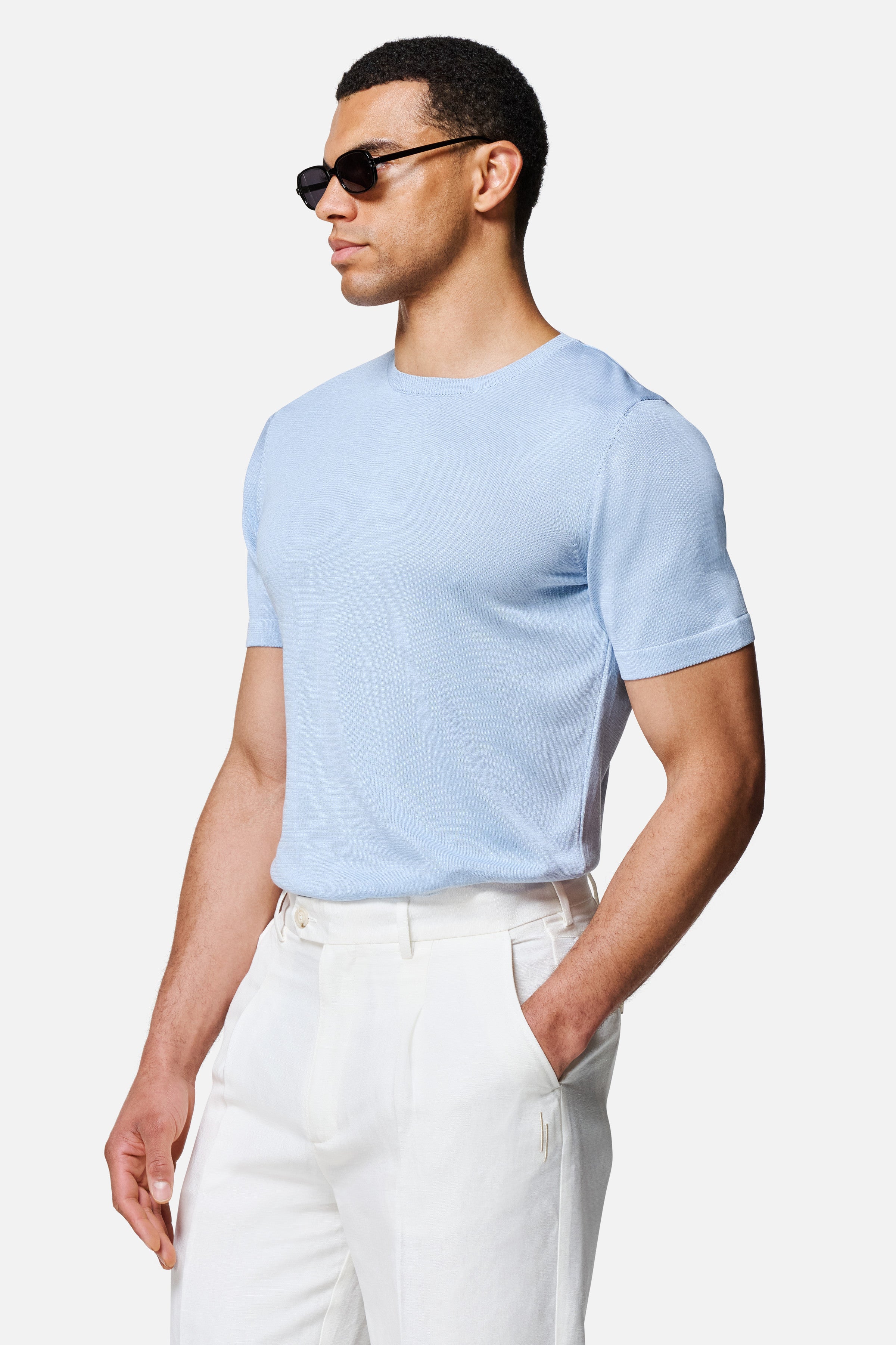 Rowan Knitted T-Shirt — Lewis James
