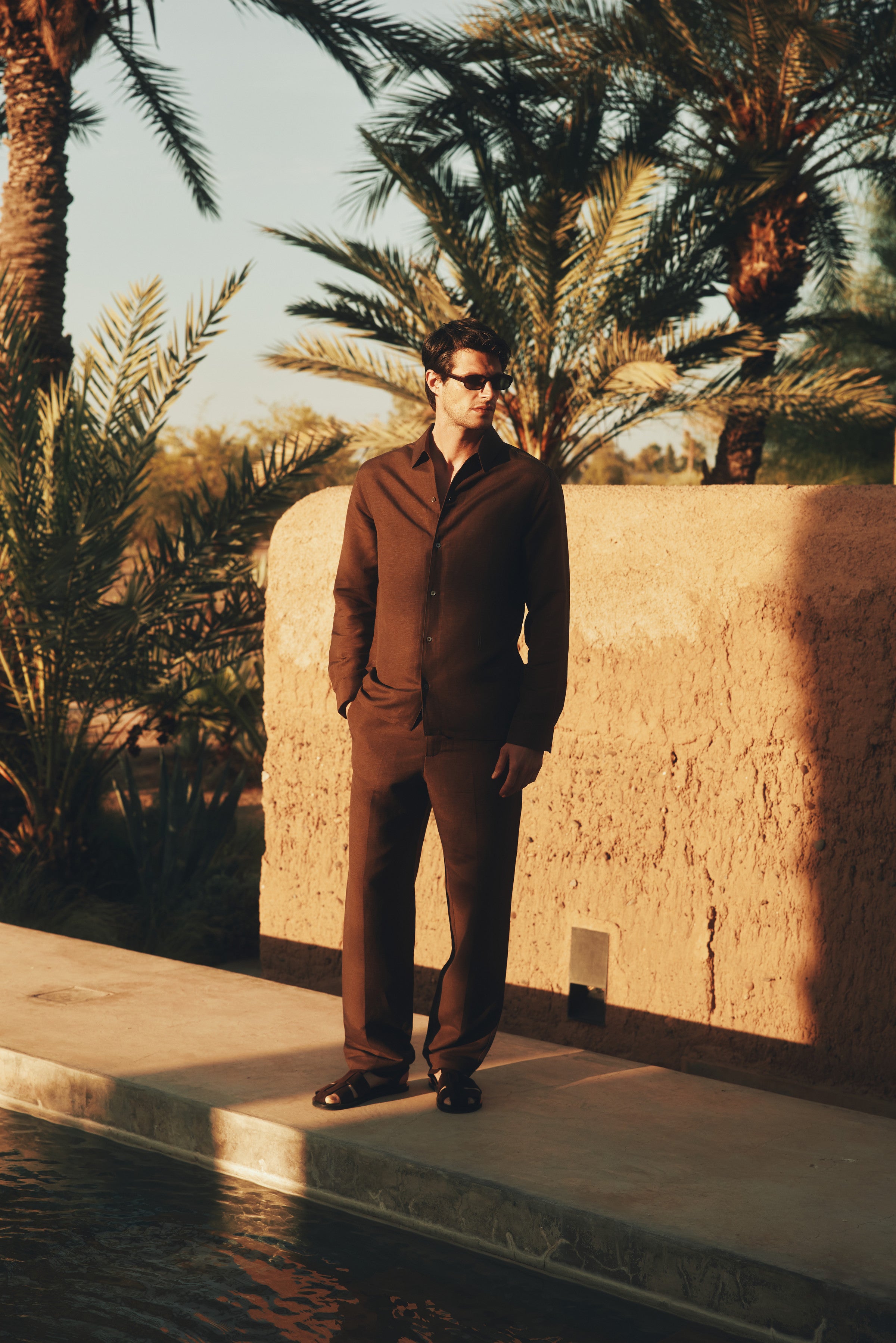Nico Long-Sleeve Linen-Viscose Shirt