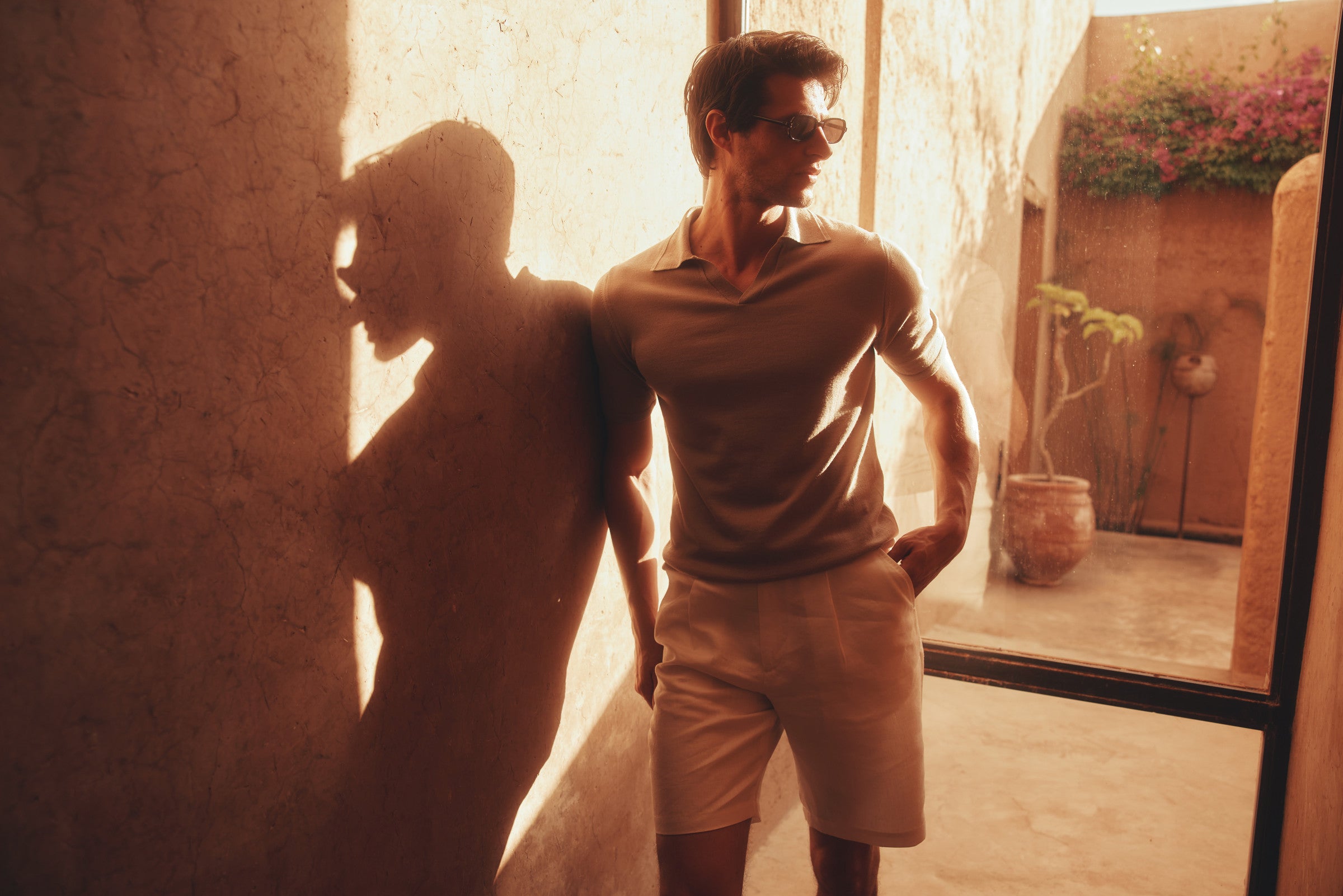 Luca Merino Wool Polo