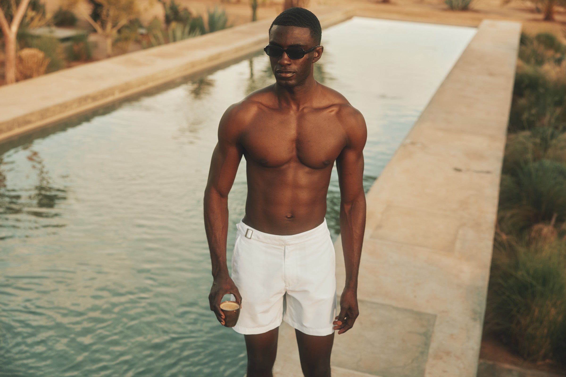 Lorenzo Stain-Resistant Swim Short