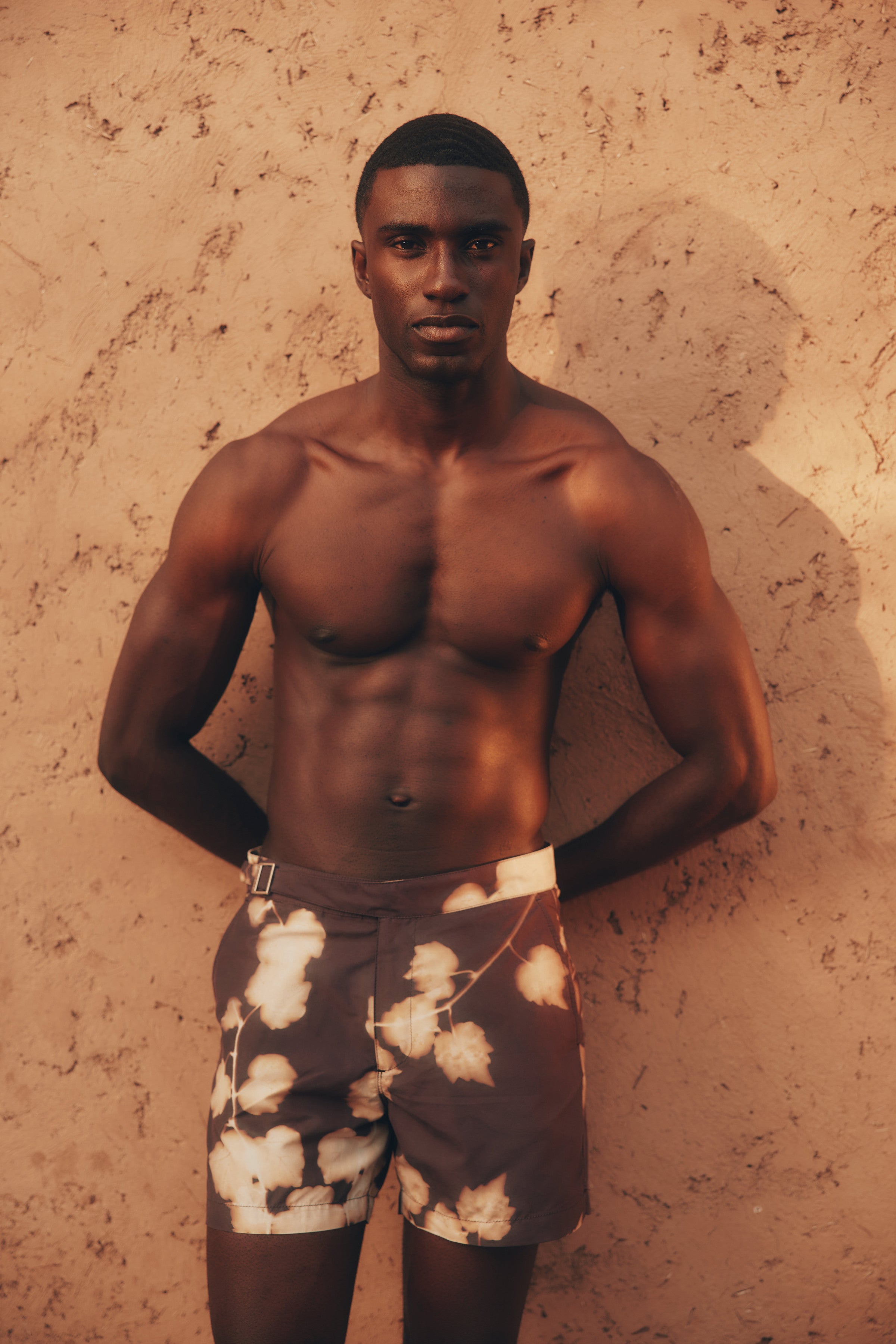 Diego Branch Print Swim Short