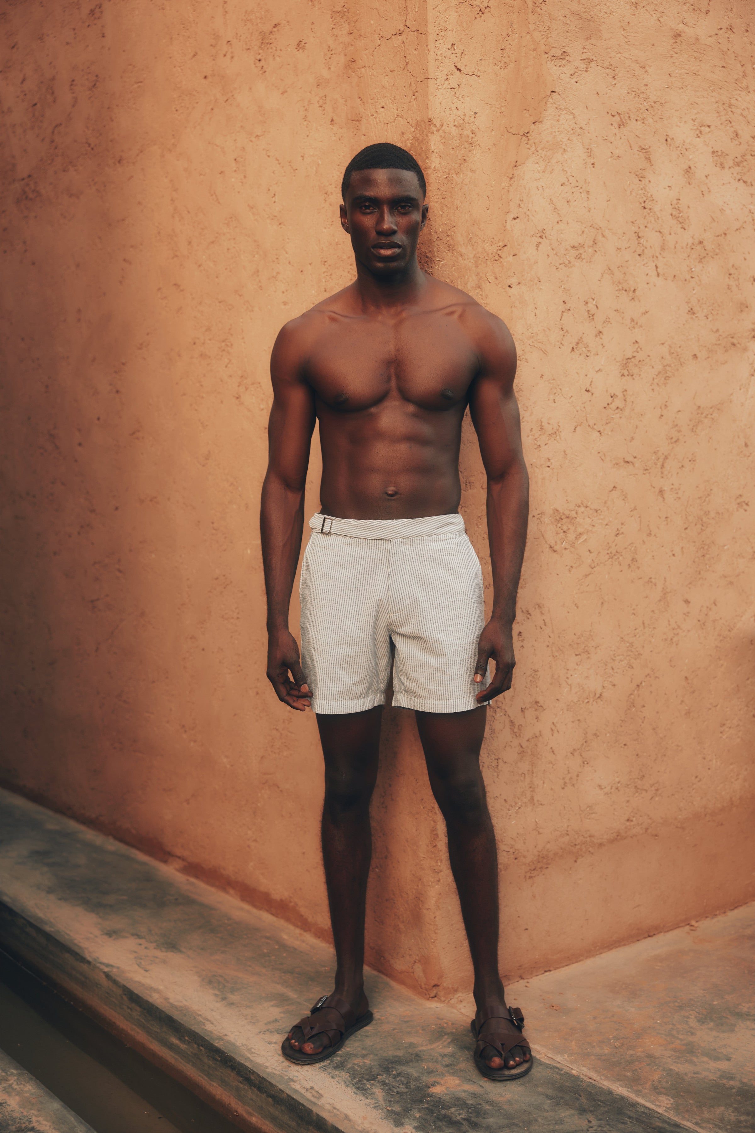 Felix Seersucker Swim Shorts